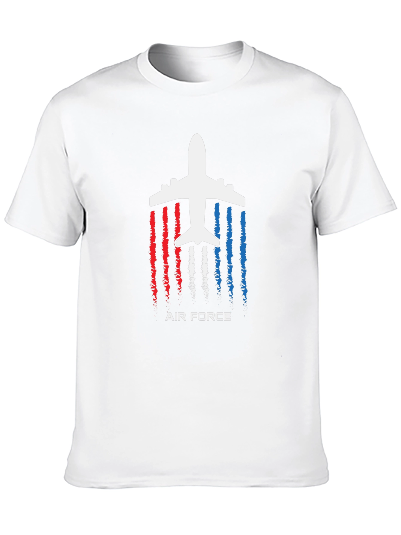 Air Force Airplane Graphic T-Shirt - Patriotic Design