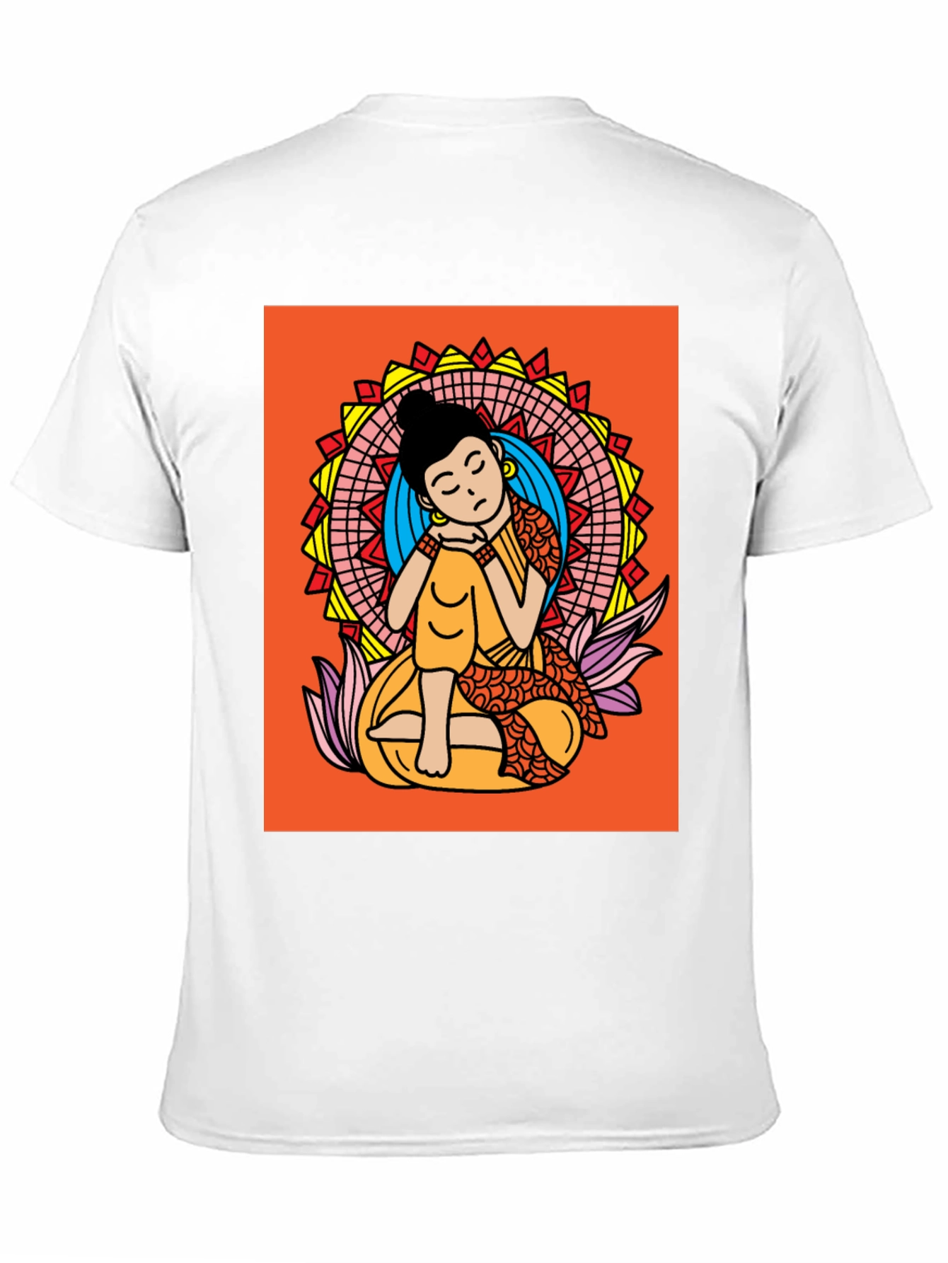 Meditating Buddha Graphic Tee - Relaxed Fit