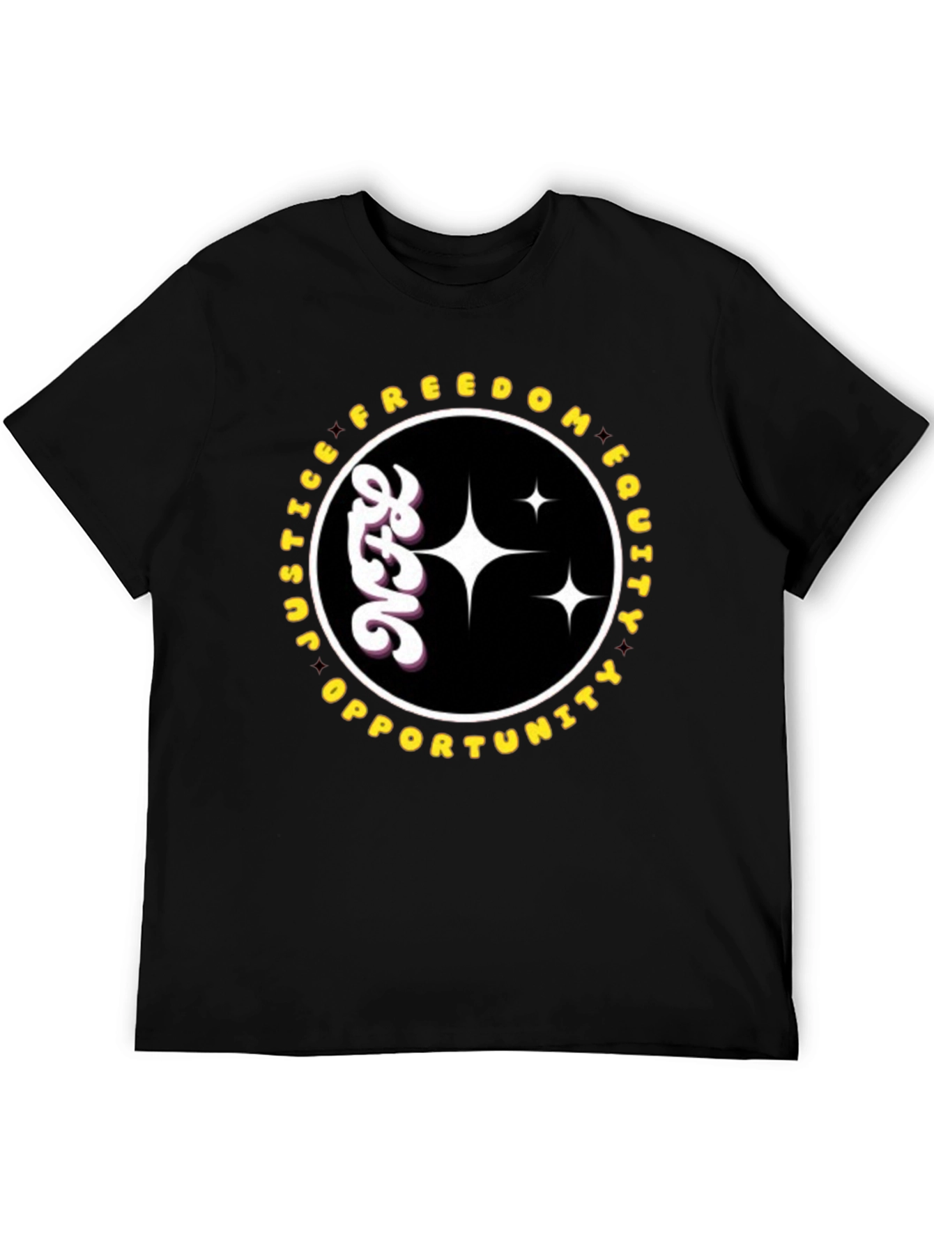 Justice Freedom Equality Opportunity Graphic T-Shirt
