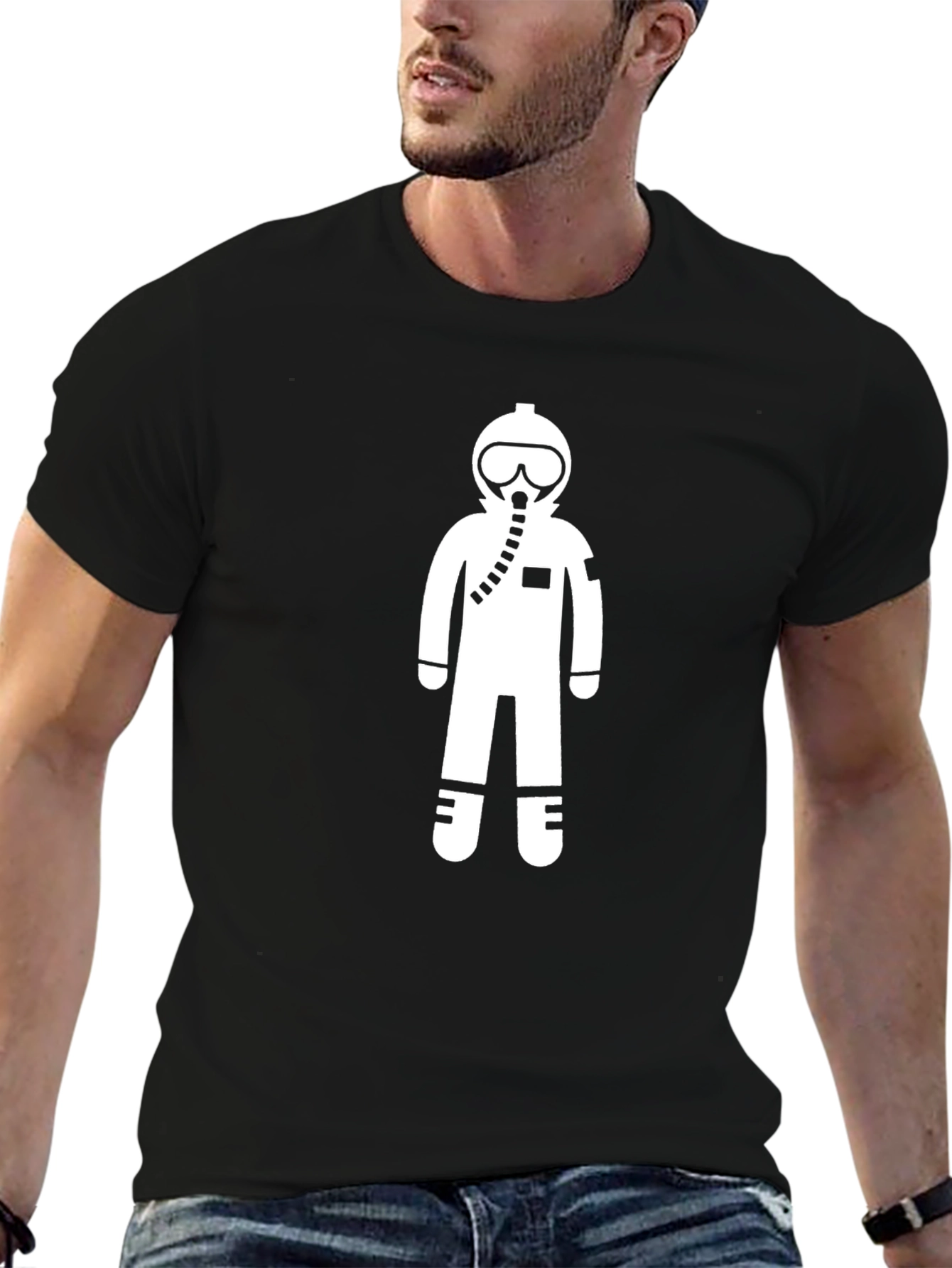 Astronaut Graphic T-Shirt - Space Suit Tee