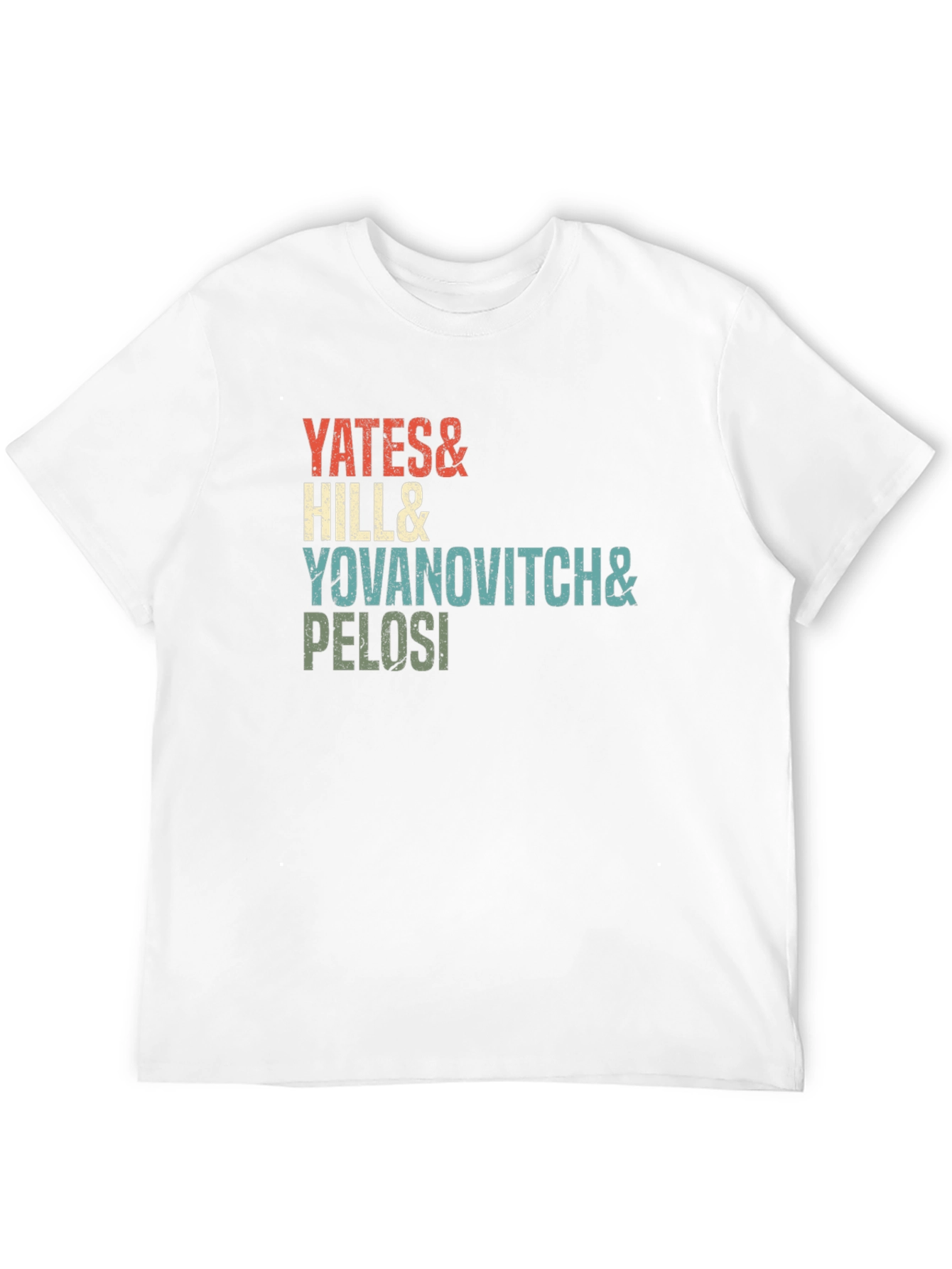 Yates Hill Yovanovitch Pelosi Retro Tee