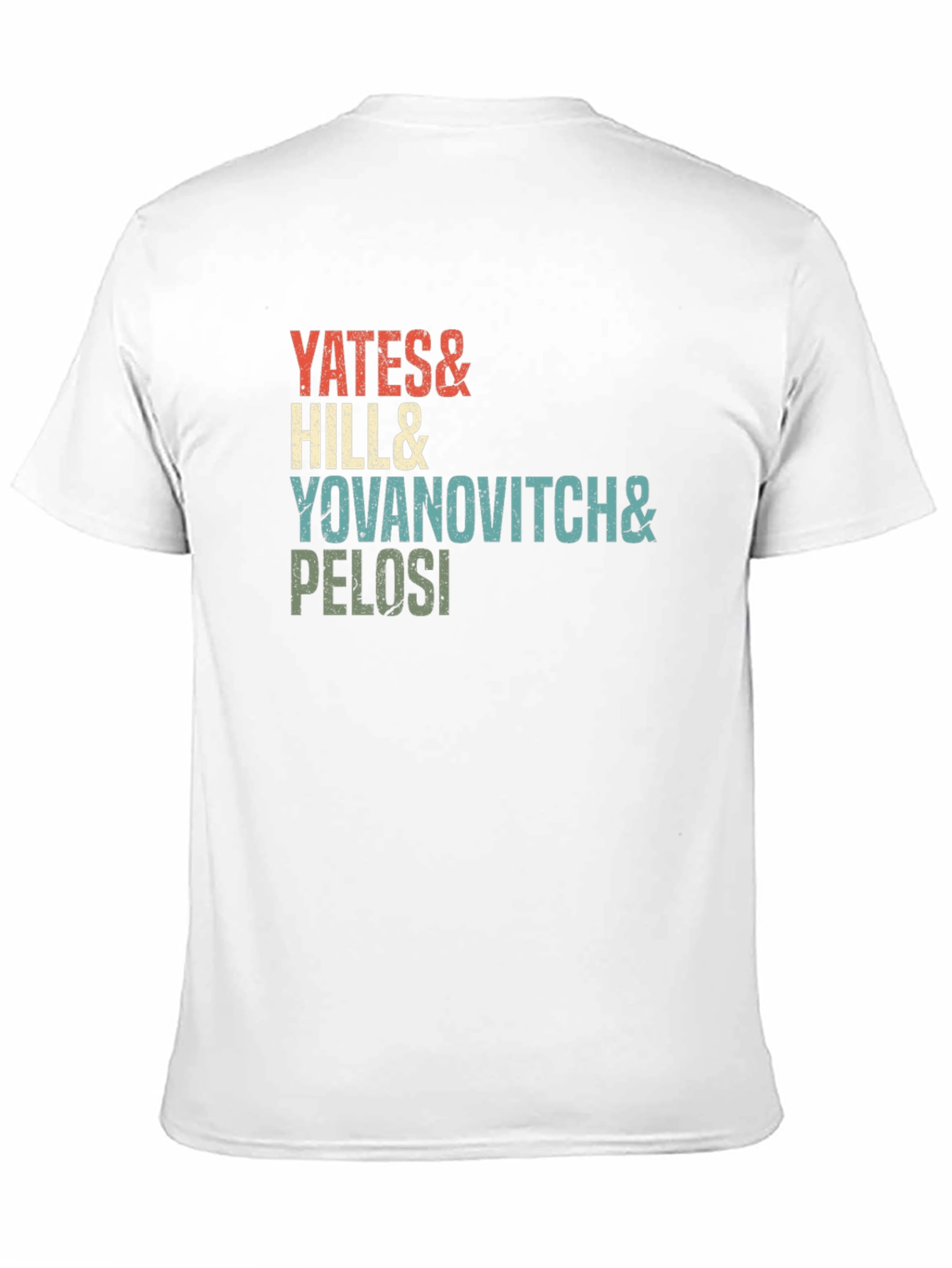 Yates Hill Yovanovitch Pelosi Retro Tee
