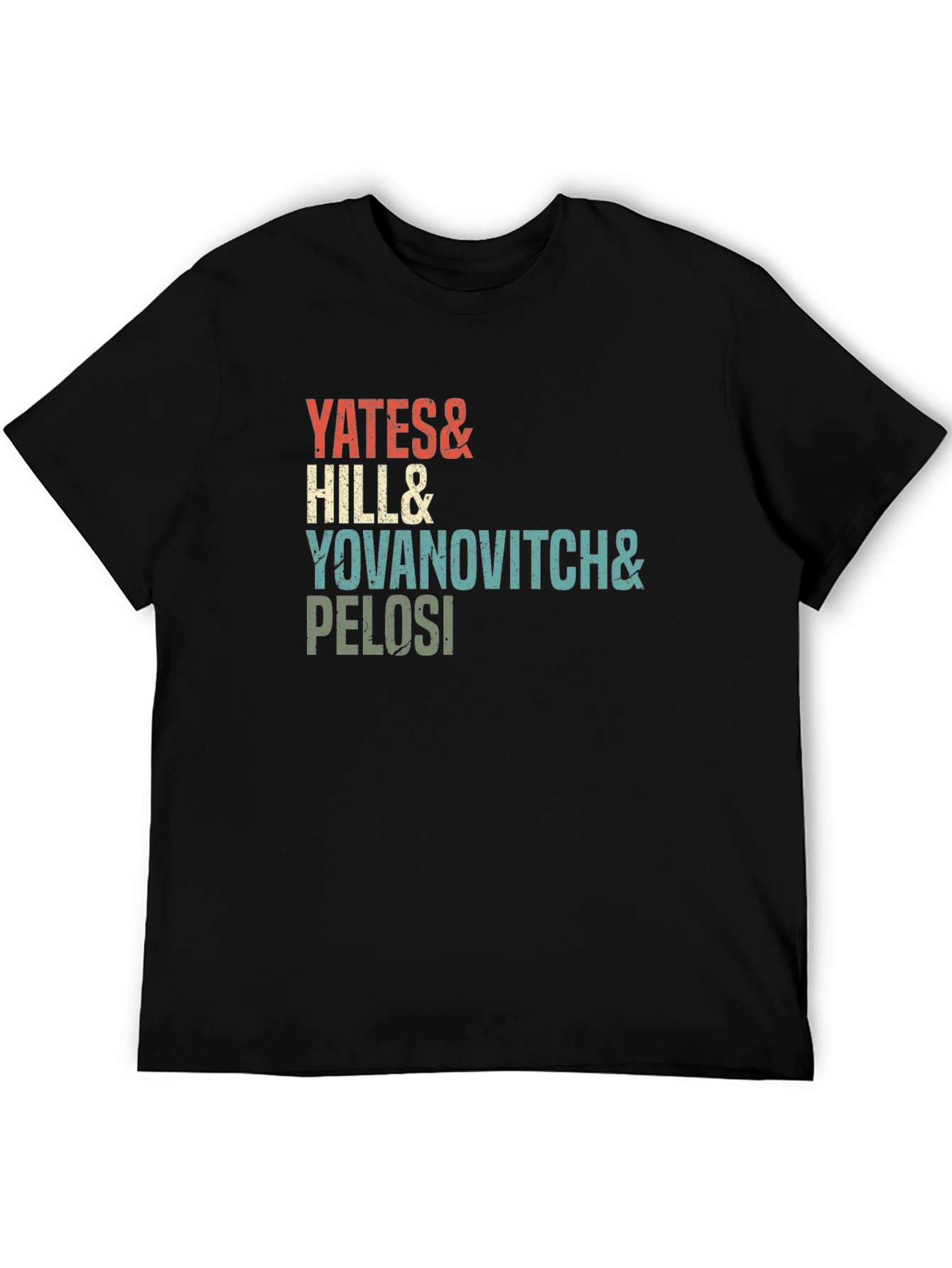 Yates Hill Yovanovitch Pelosi Retro Tee