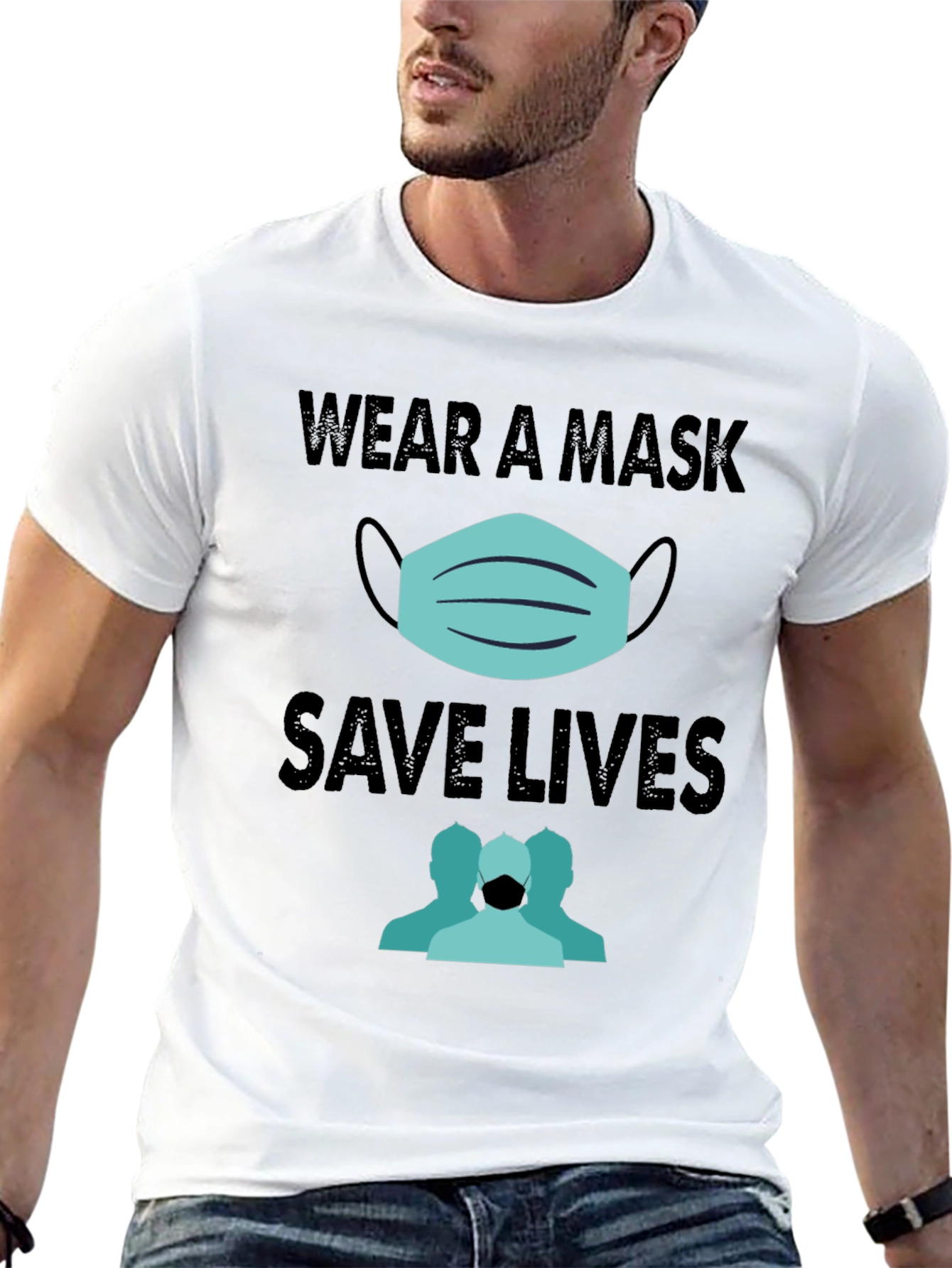 Wear a Mask Save Lives Graphic T-Shirt