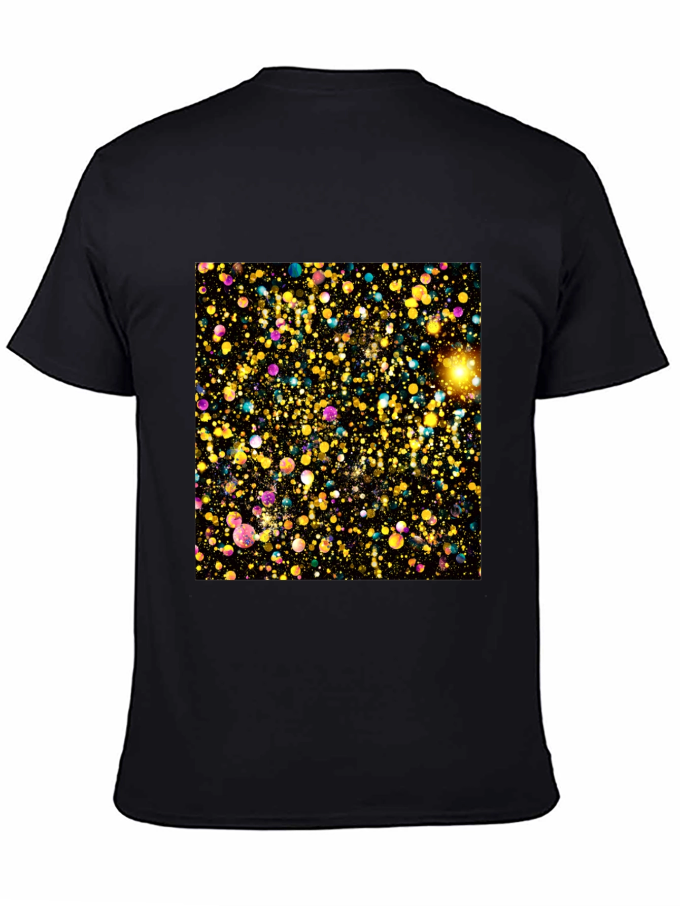 Galaxy Burst Black T-Shirt