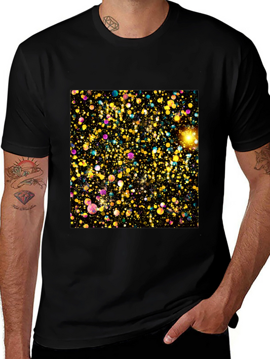 Galaxy Burst Black T-Shirt