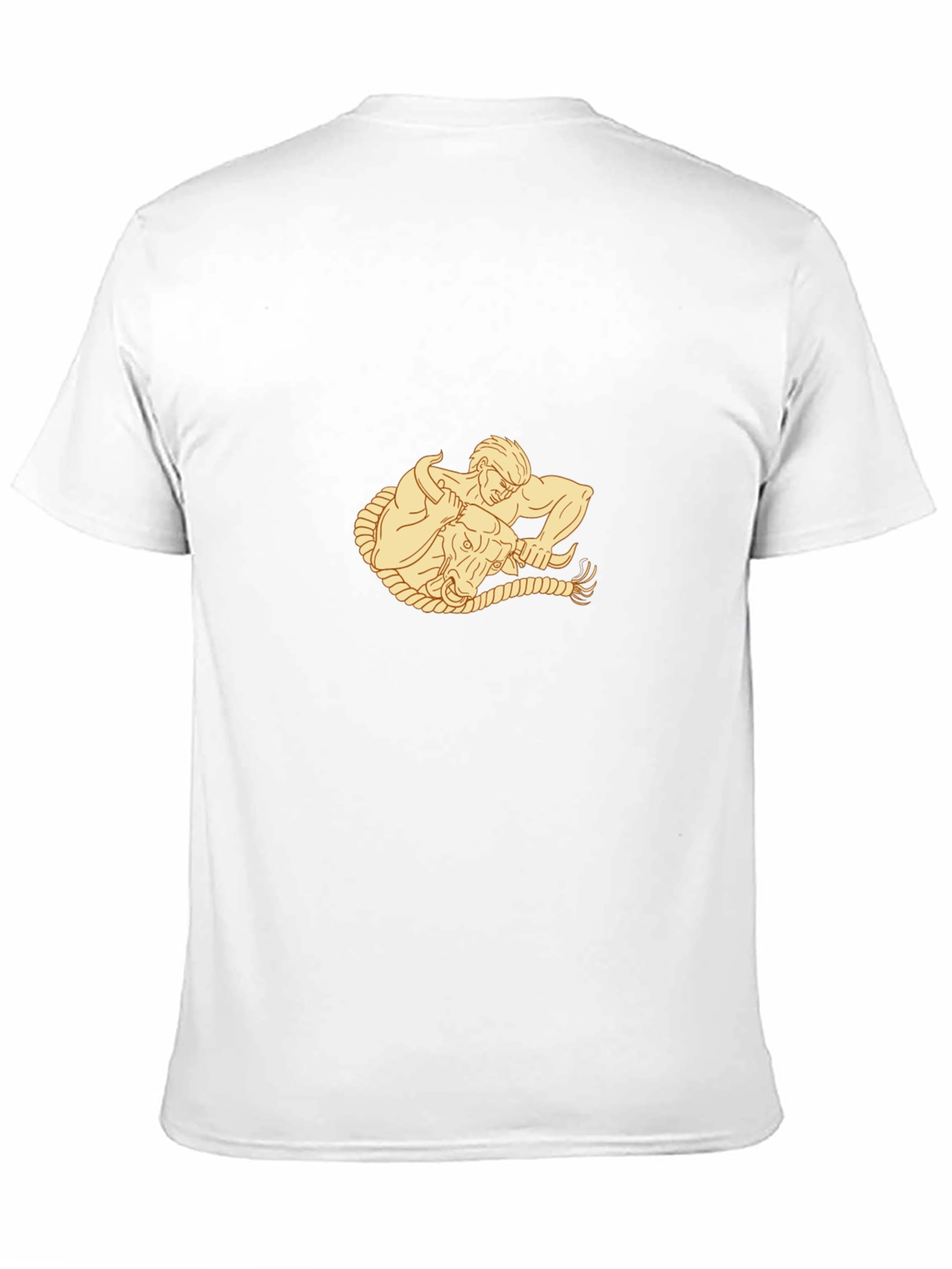 Black Graphic Tee - Hercules vs. Bull