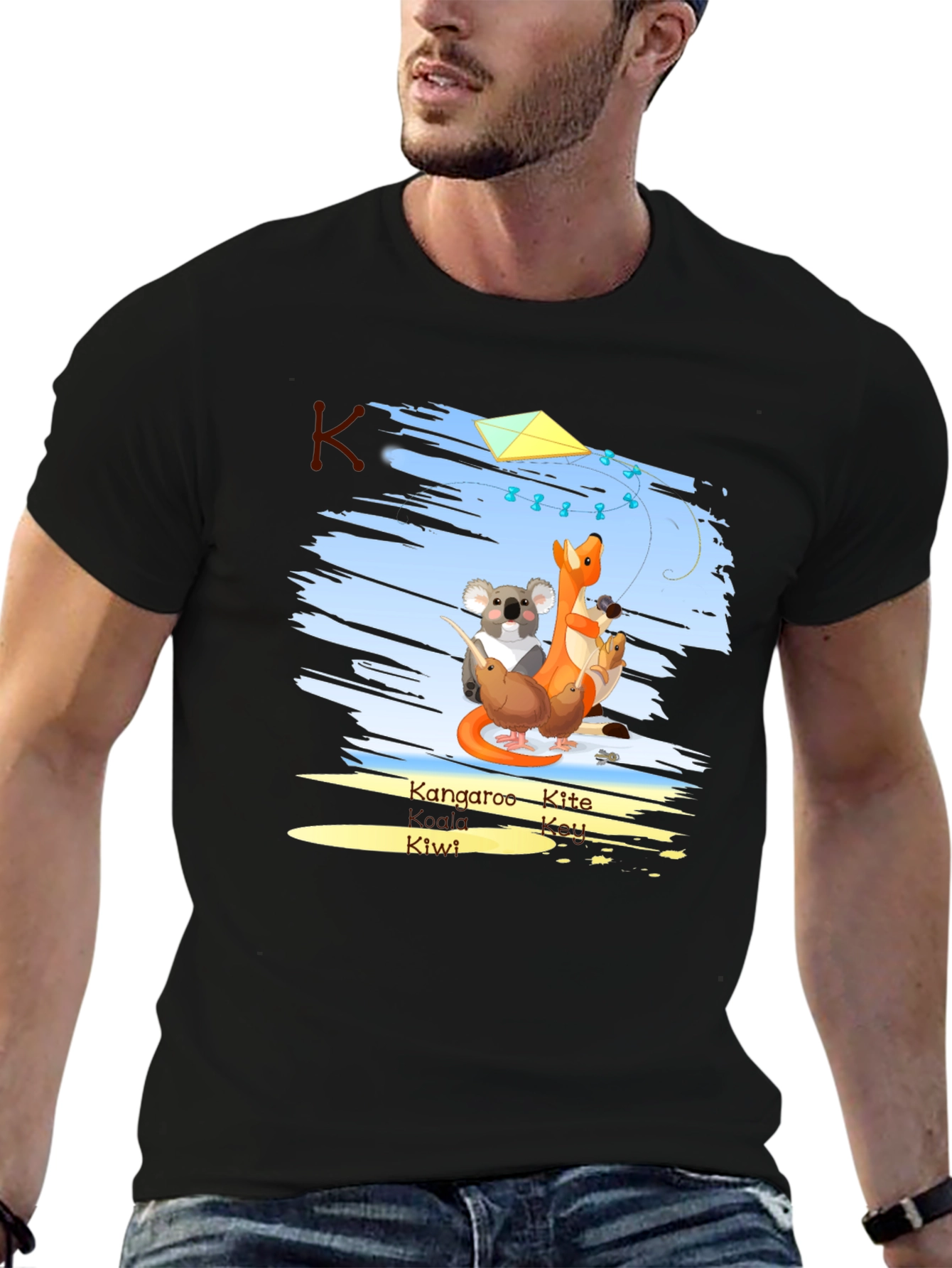 K is for: Kangaroo Kite Koala Kiwi T-Shirt