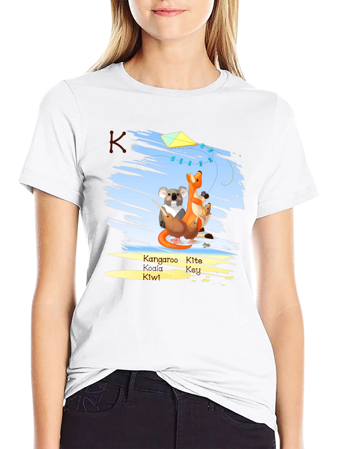 K is for: Kangaroo Kite Koala Kiwi T-Shirt