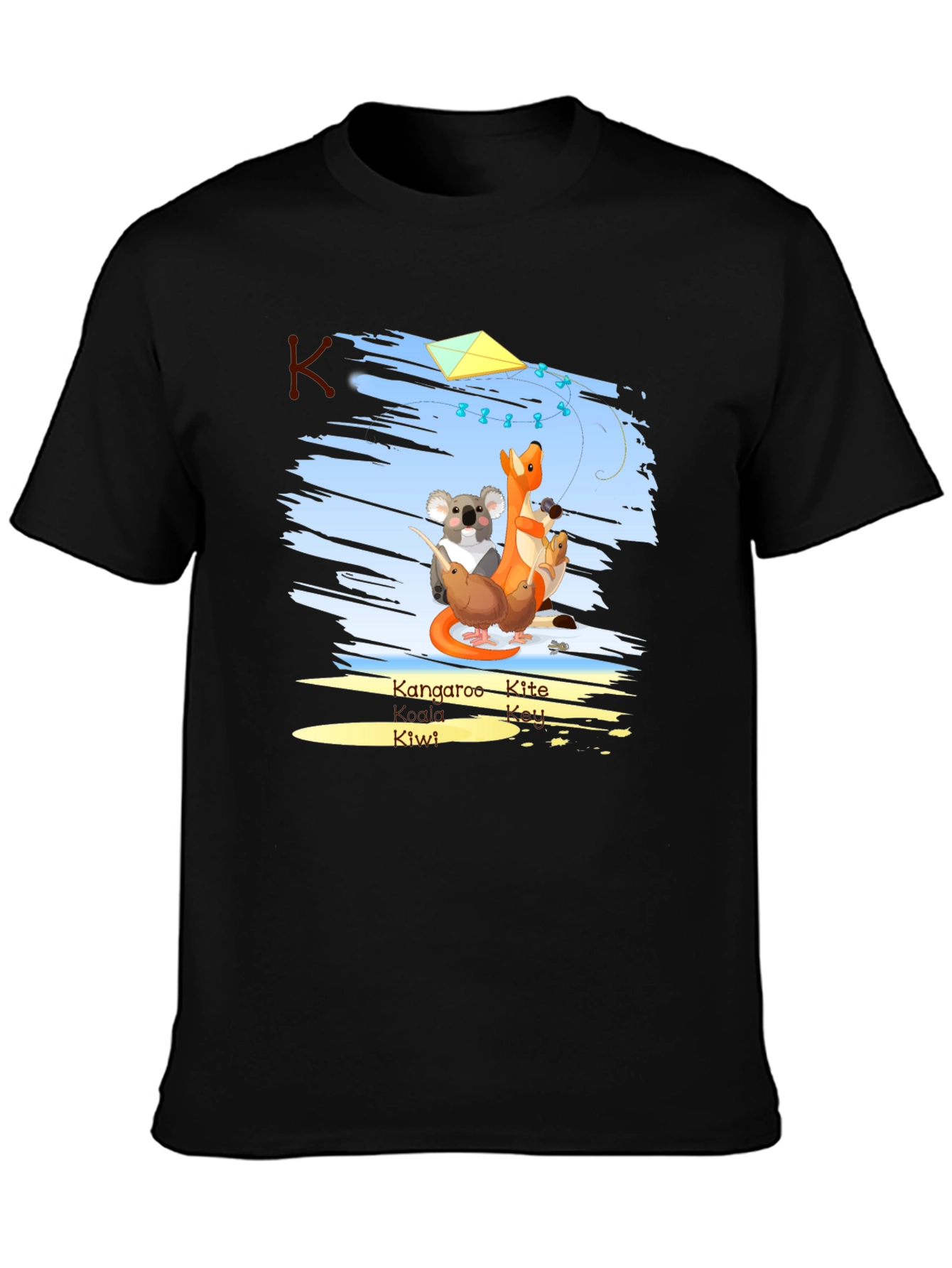 K is for: Kangaroo Kite Koala Kiwi T-Shirt