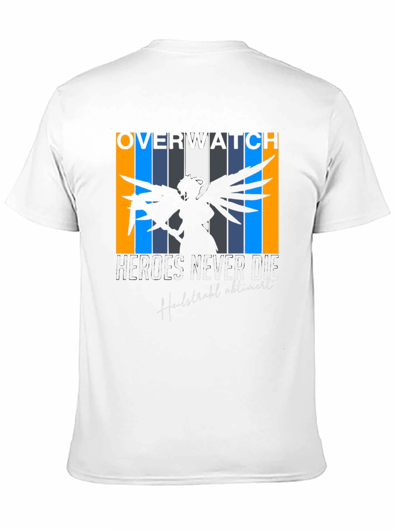 Overwatch Mercy Heroes Never Die Graphic Tee