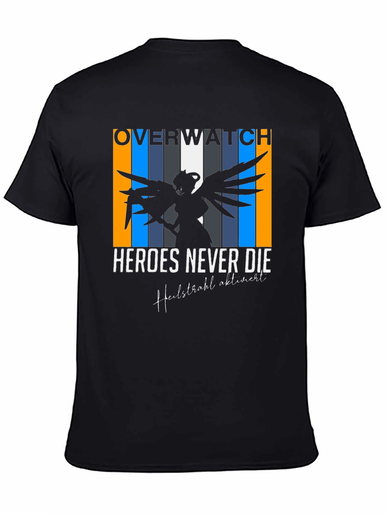 Overwatch Mercy Heroes Never Die Graphic Tee