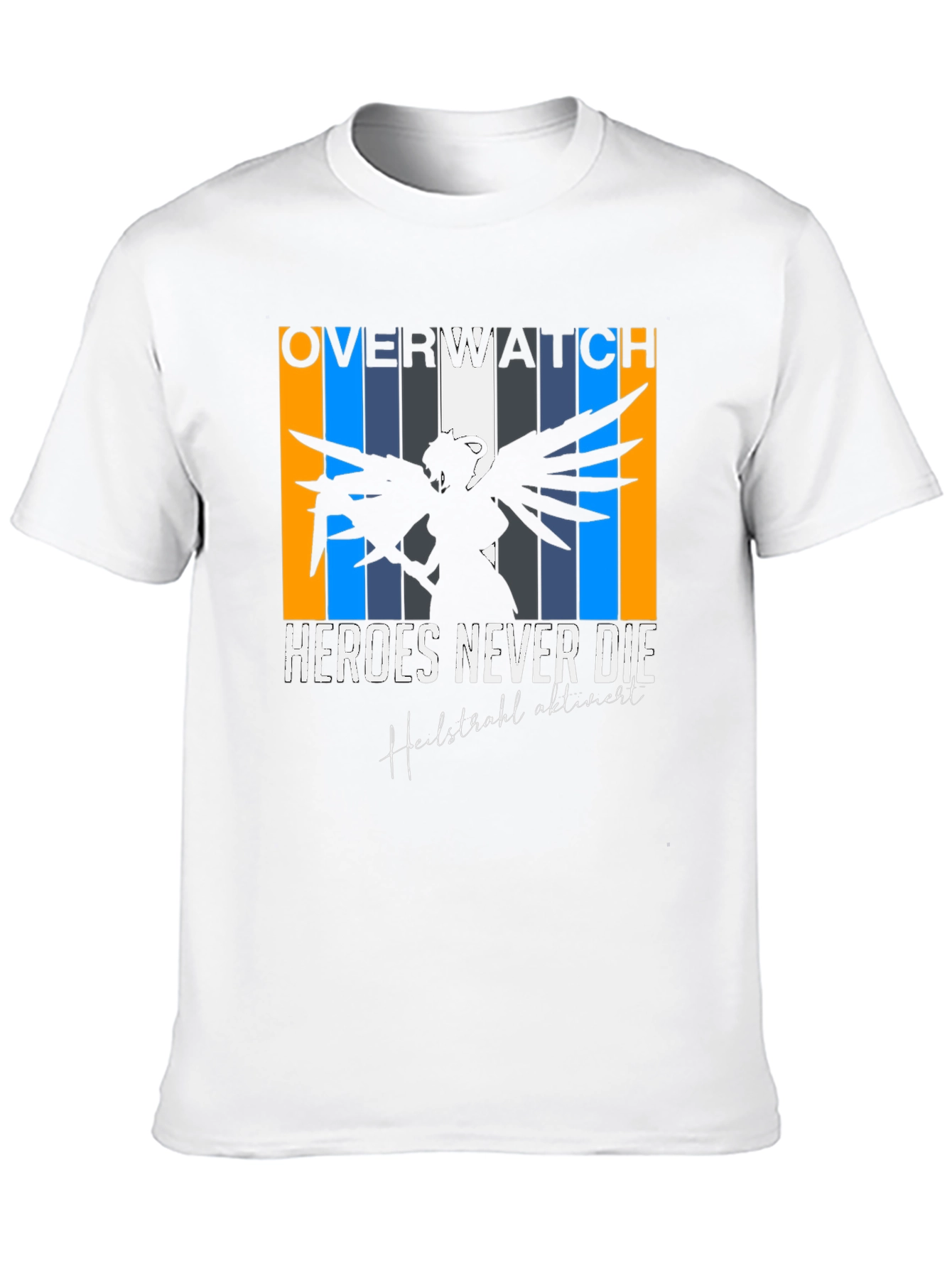 Overwatch Mercy Heroes Never Die Graphic Tee