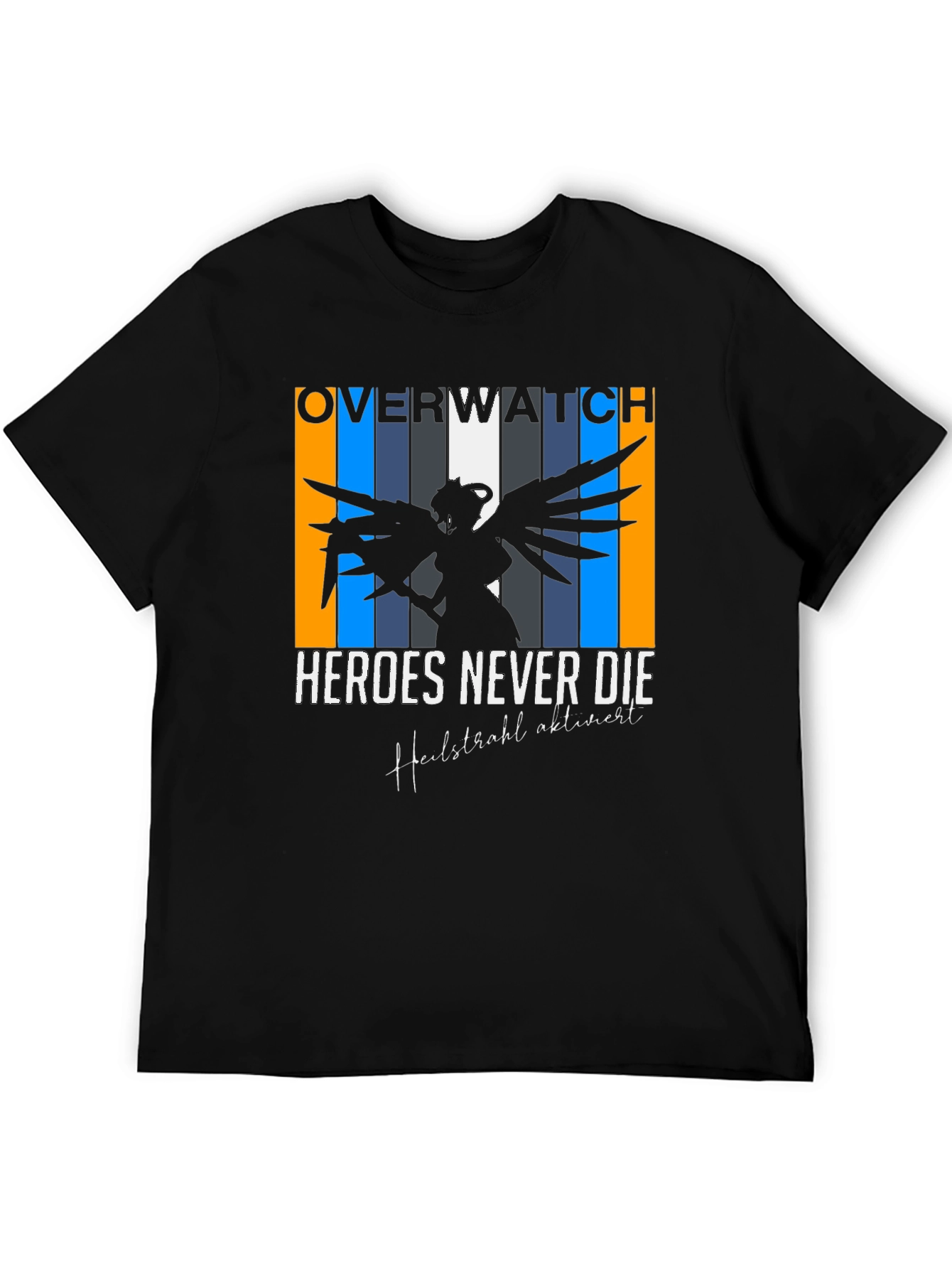 Overwatch Mercy Heroes Never Die Graphic Tee