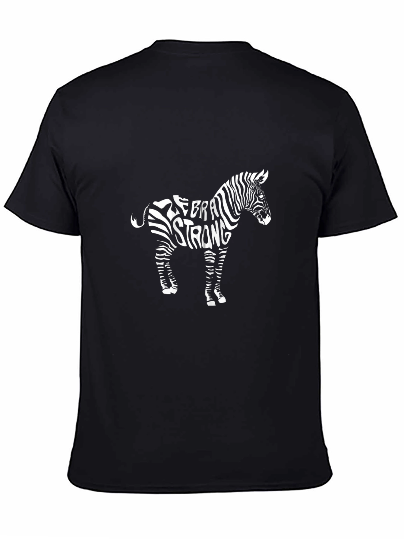 Zebra Strong Graphic Tee - Black
