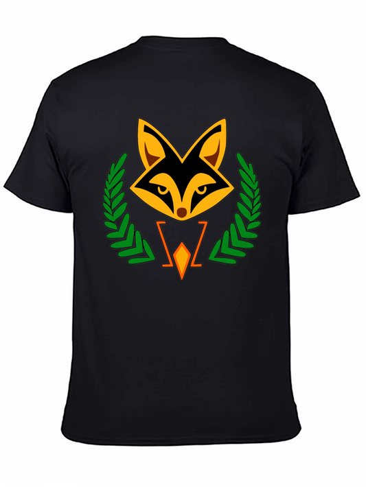Fox Emblem Black T-Shirt - Stylish & Unique Design
