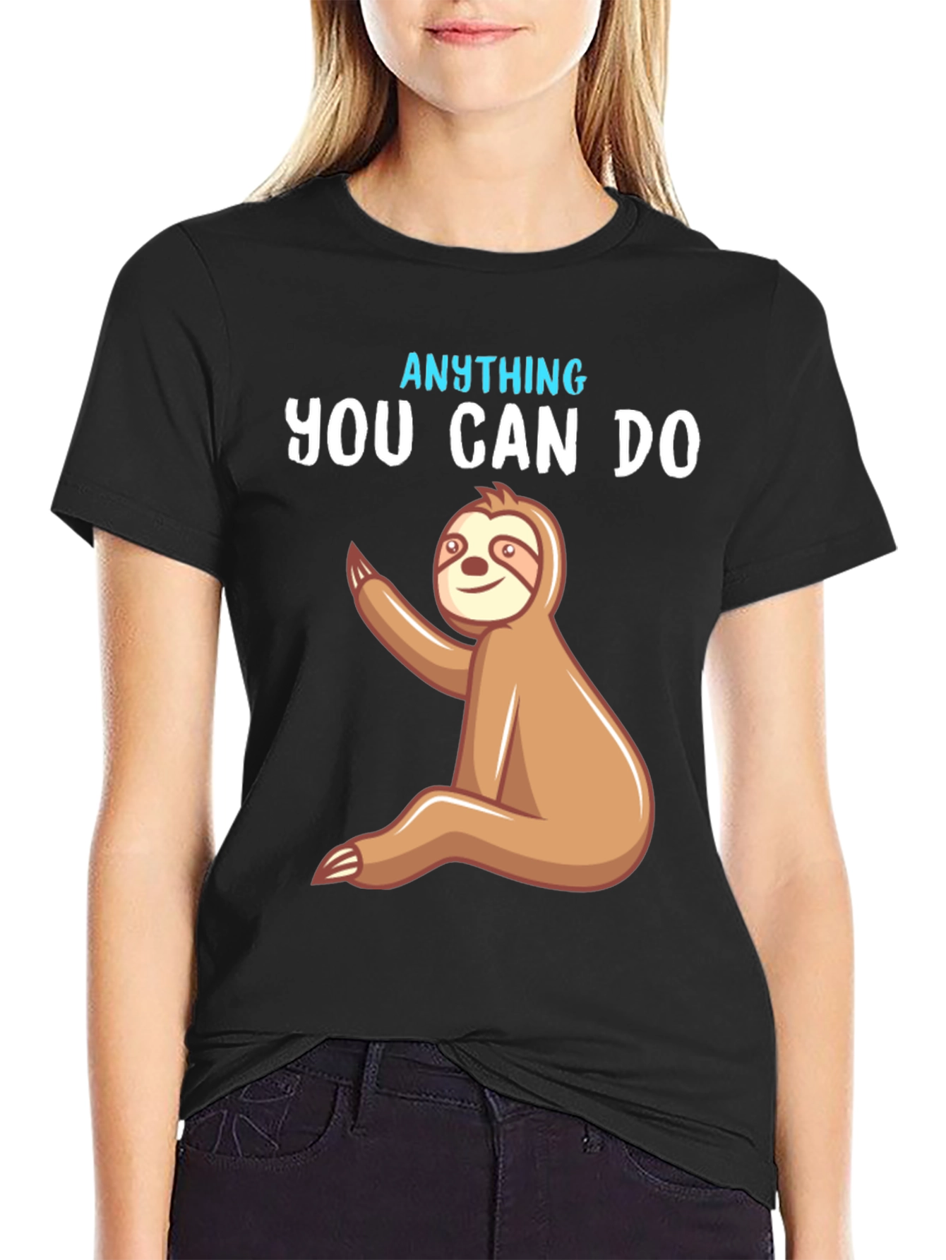 Funny Sloth Anything You Can Do Graphic T-Shirt