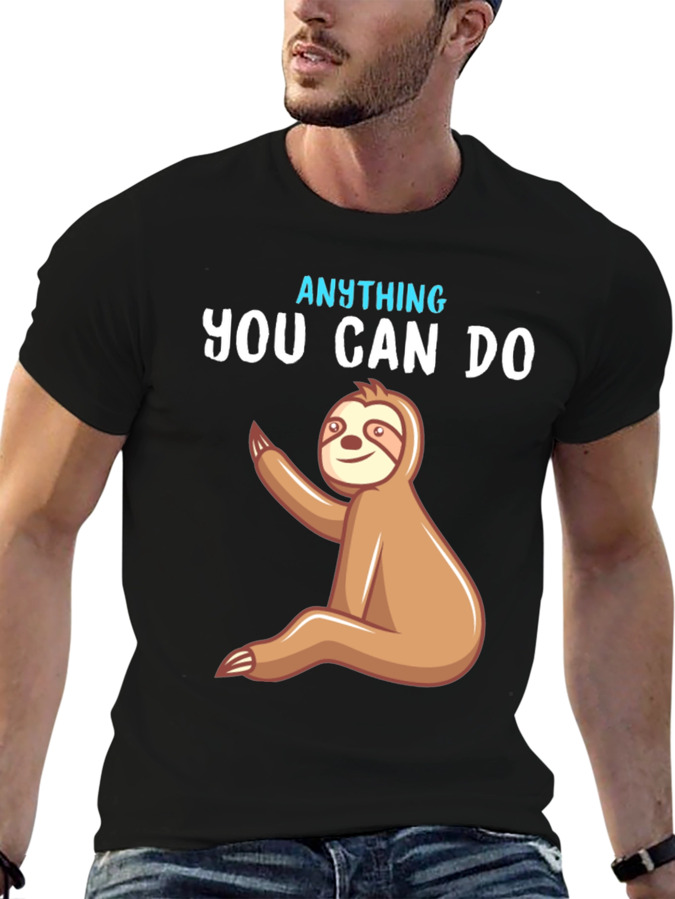 Funny Sloth Anything You Can Do Graphic T-Shirt