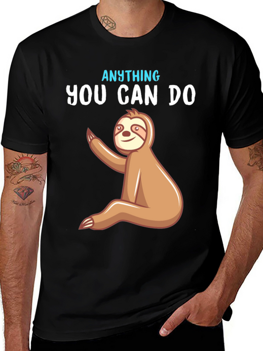 Funny Sloth Anything You Can Do Graphic T-Shirt