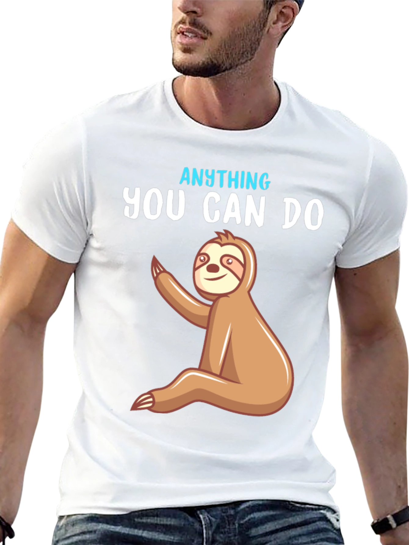 Funny Sloth Anything You Can Do Graphic T-Shirt