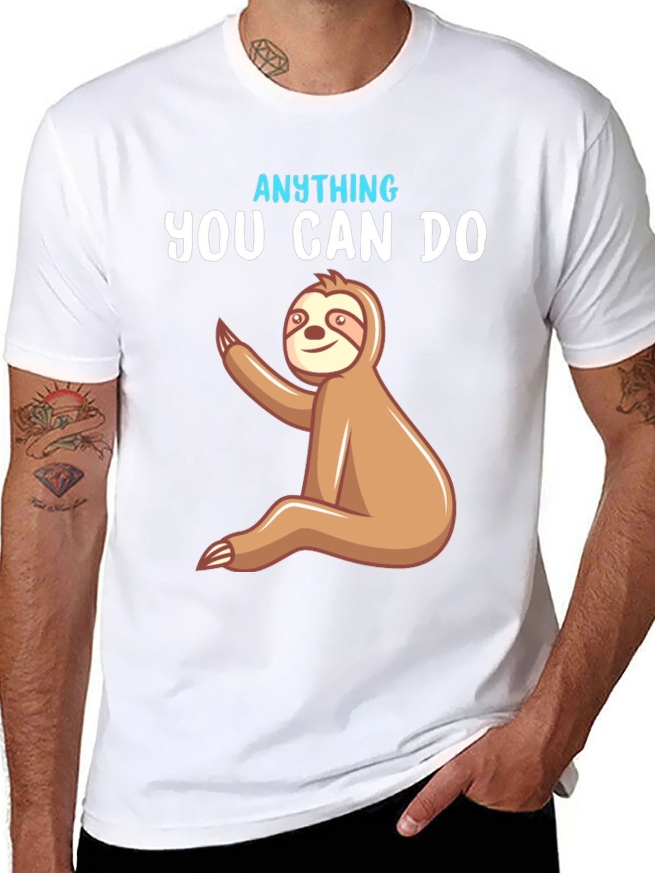 Funny Sloth Anything You Can Do Graphic T-Shirt