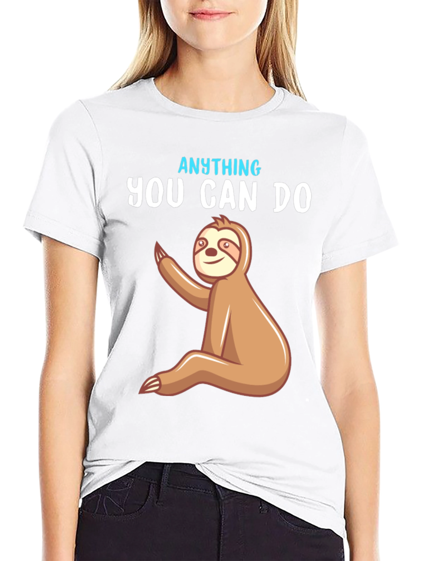 Funny Sloth Anything You Can Do Graphic T-Shirt