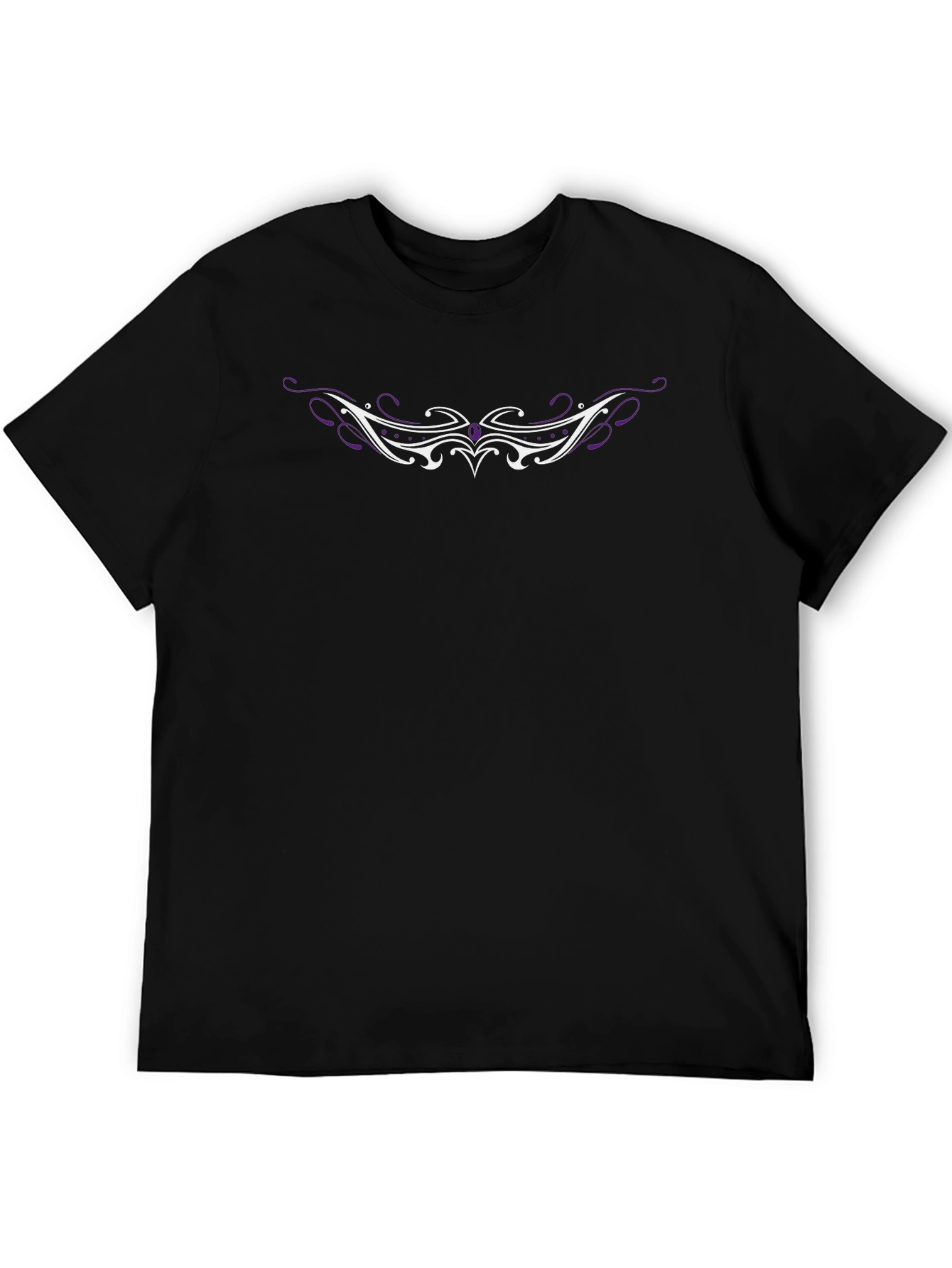 Tribal Design Black T-Shirt