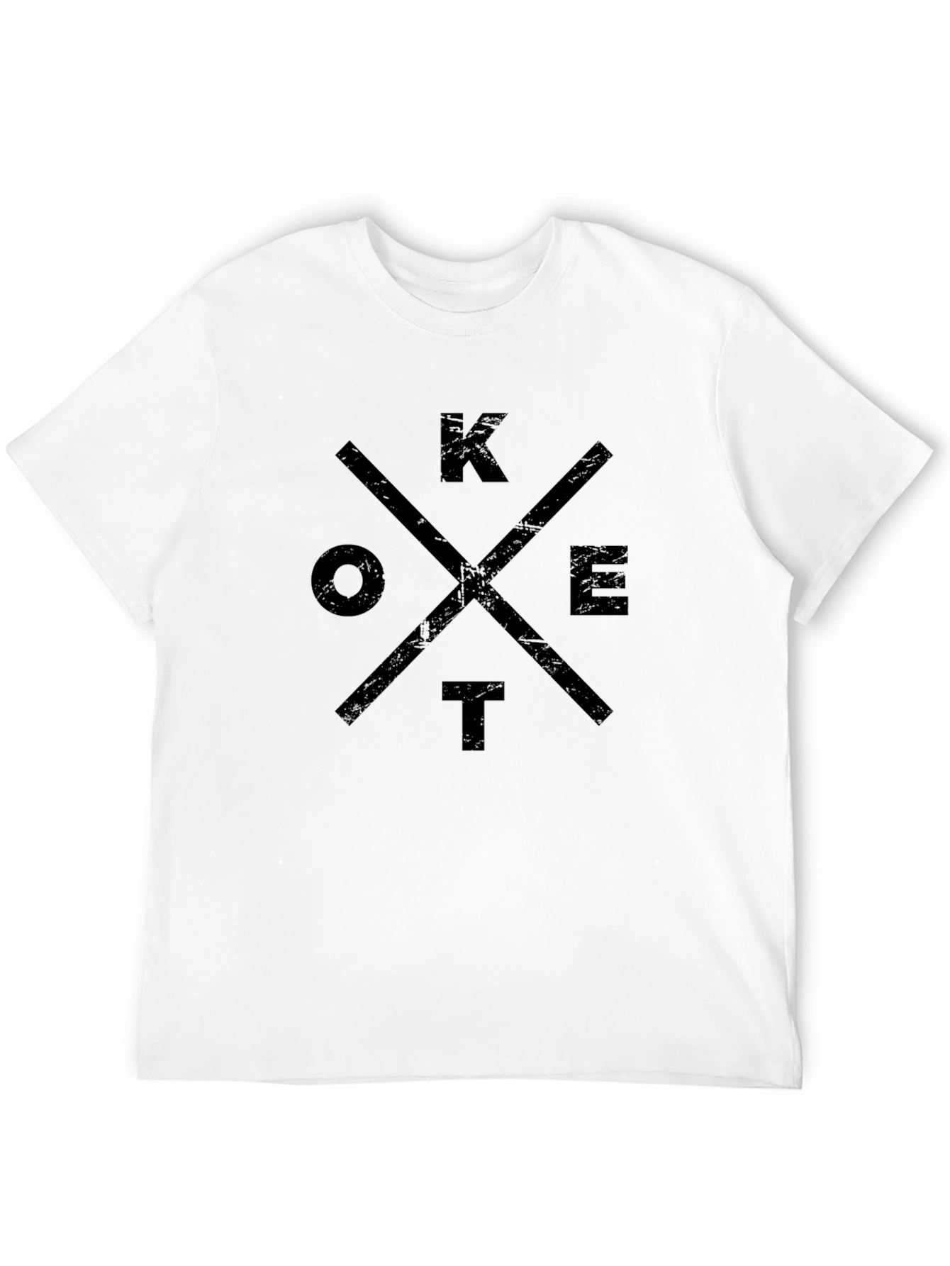 KOTE Graphic Print Black T-Shirt