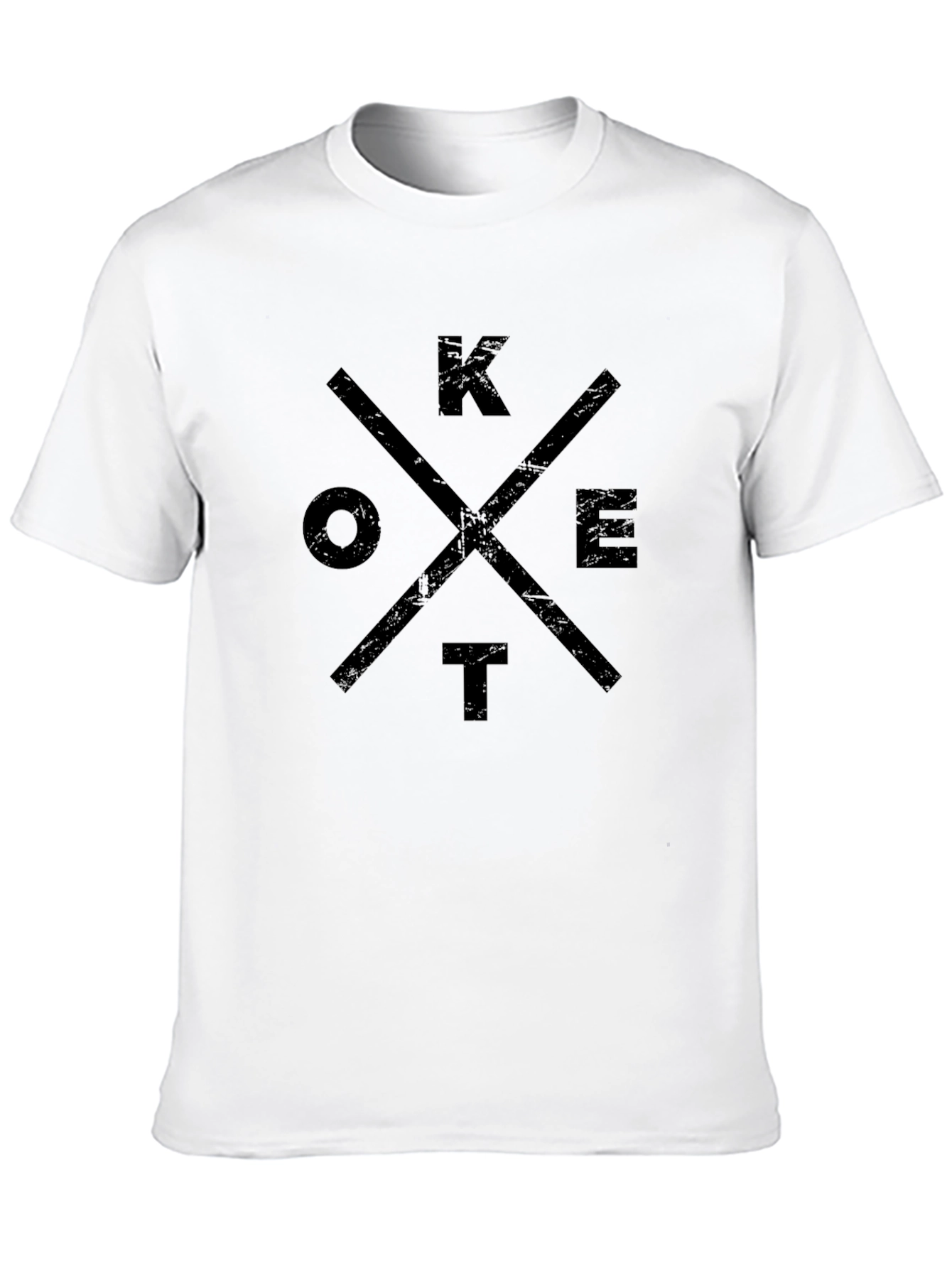 KOTE Graphic Print Black T-Shirt