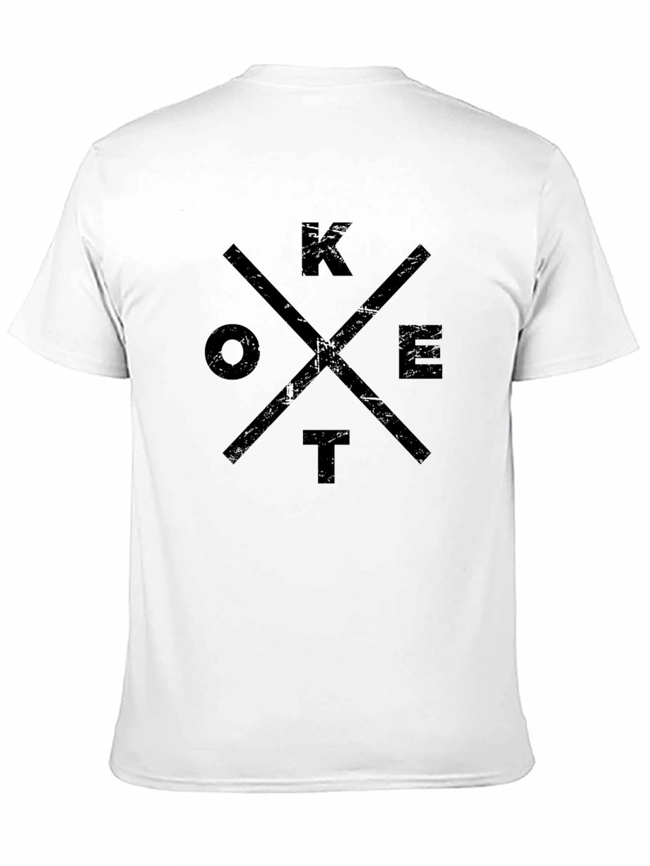KOTE Graphic Print Black T-Shirt