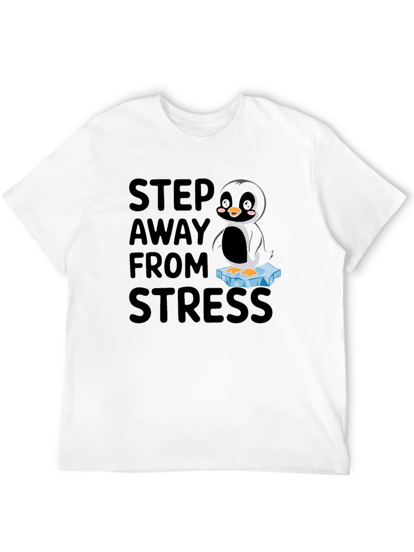 Penguin Step Away From Stress Graphic Tee