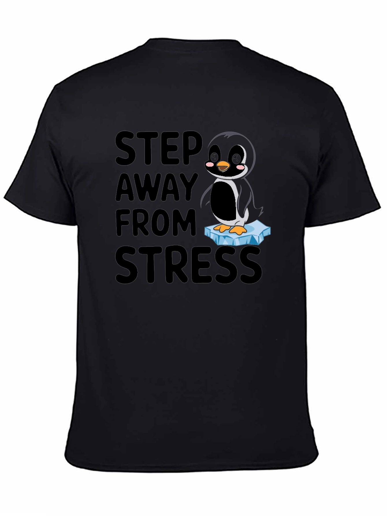 Penguin Step Away From Stress Graphic Tee