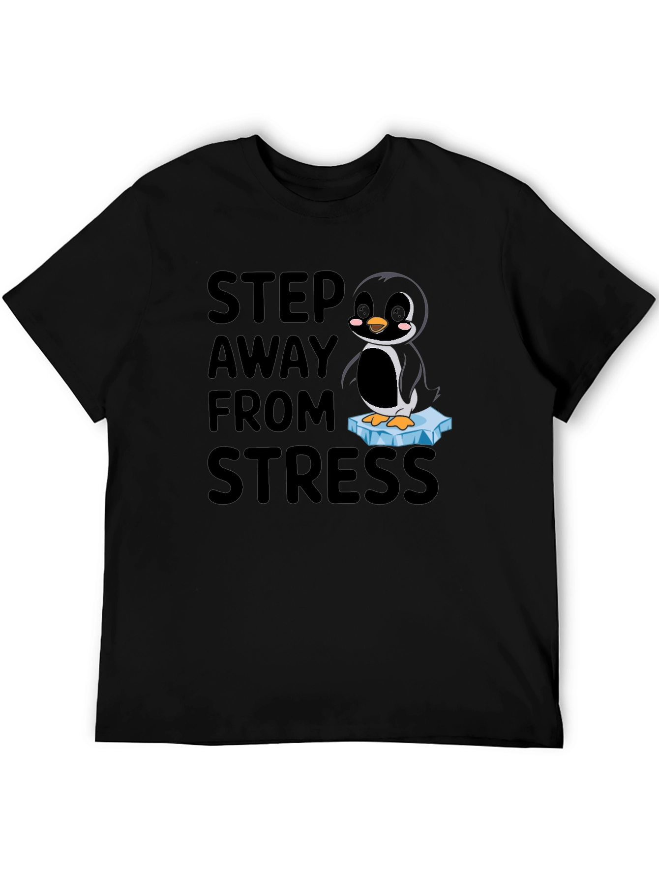 Penguin Step Away From Stress Graphic Tee