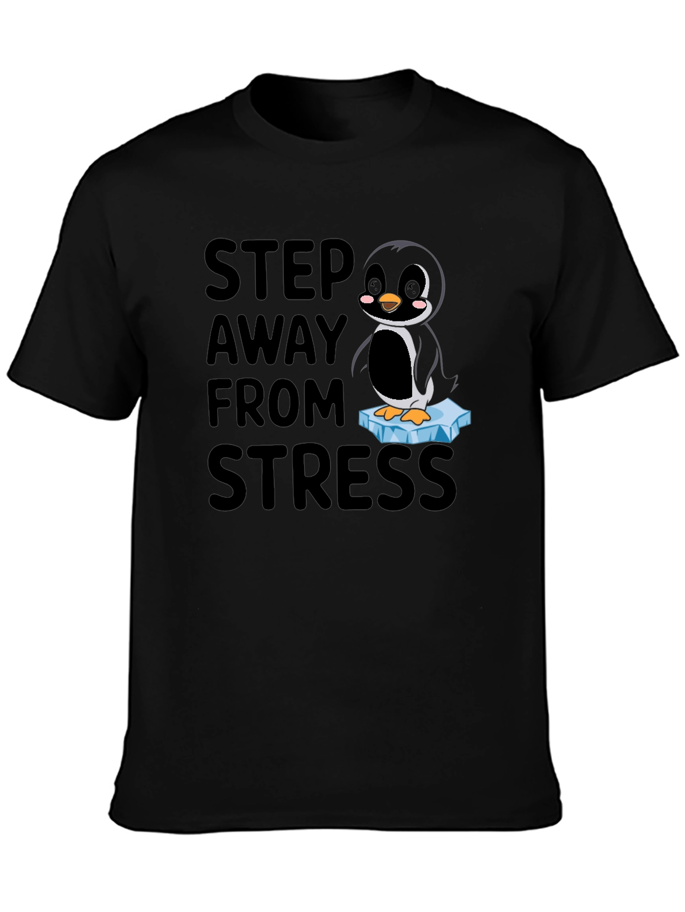 Penguin Step Away From Stress Graphic Tee