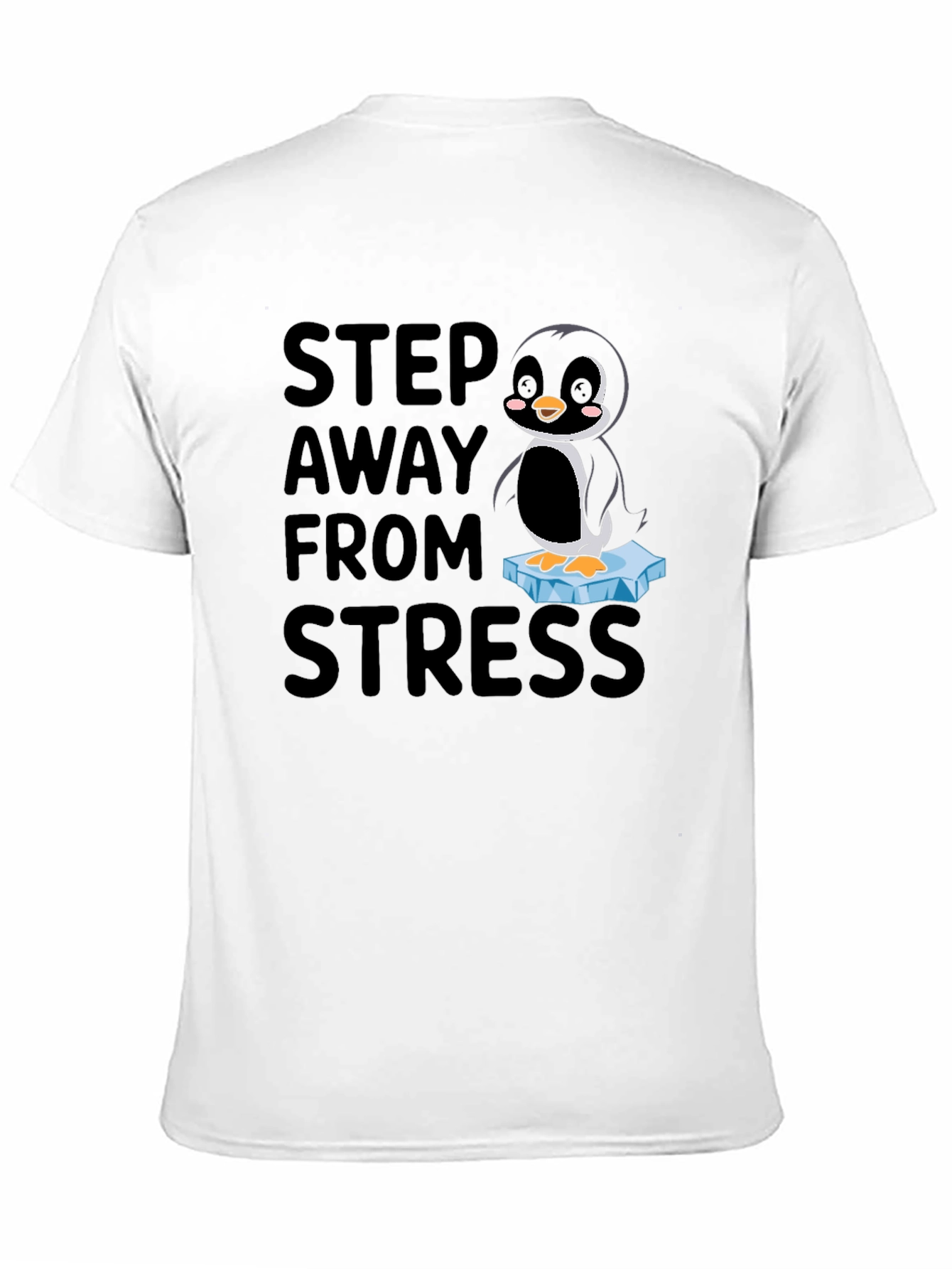Penguin Step Away From Stress Graphic Tee