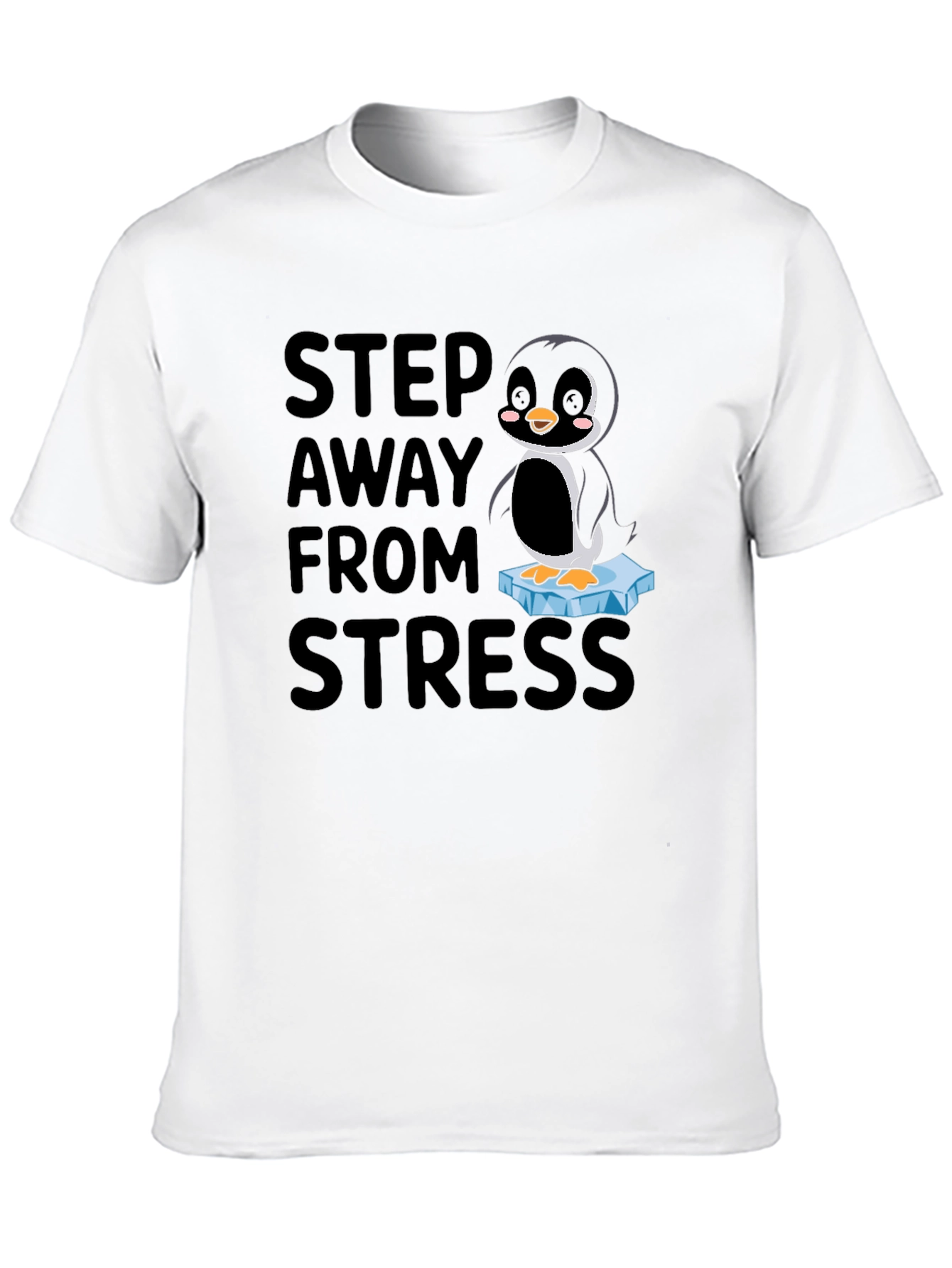 Penguin Step Away From Stress Graphic Tee