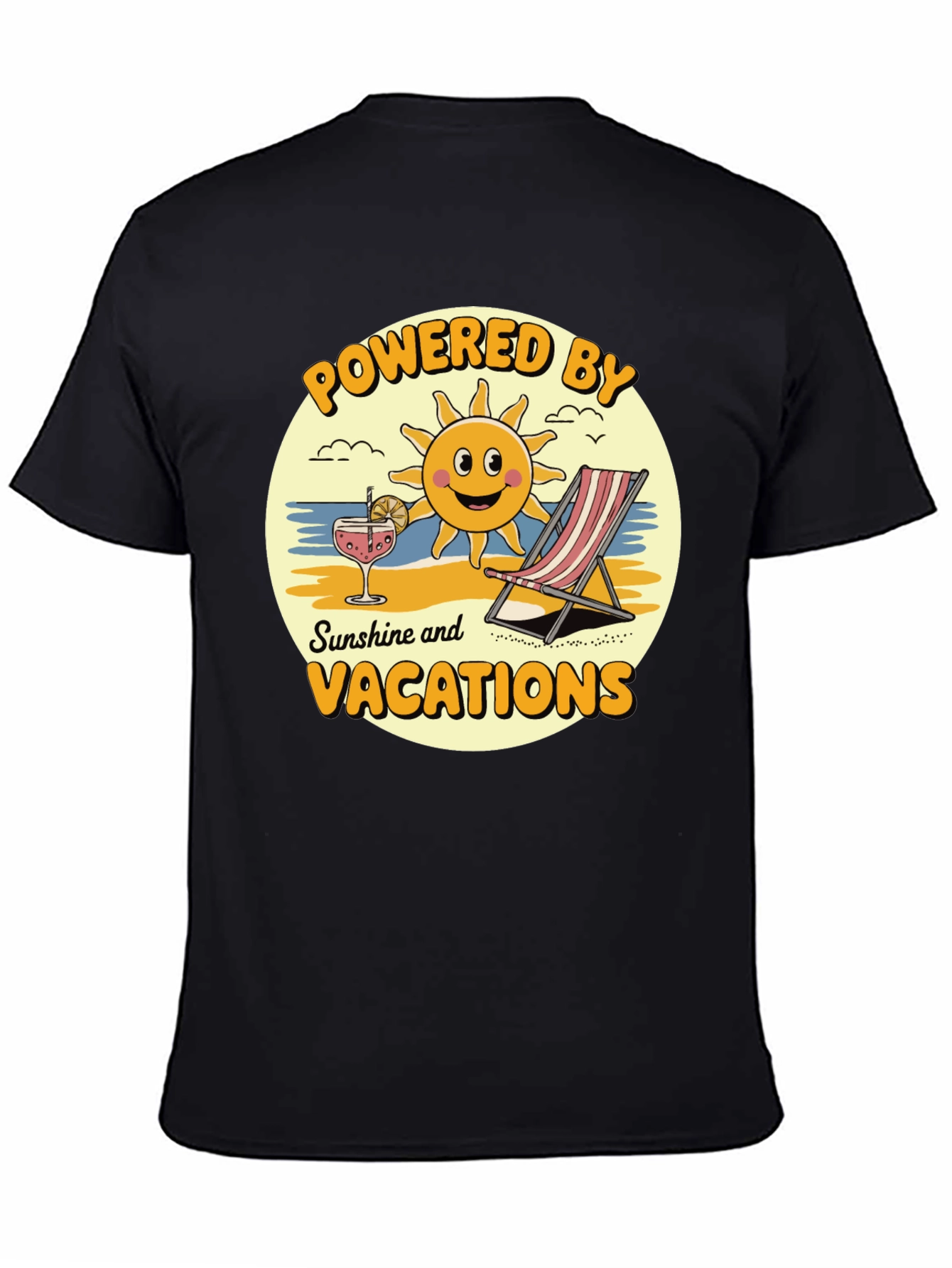 Powered by Sunshine Vacation T-Shirt