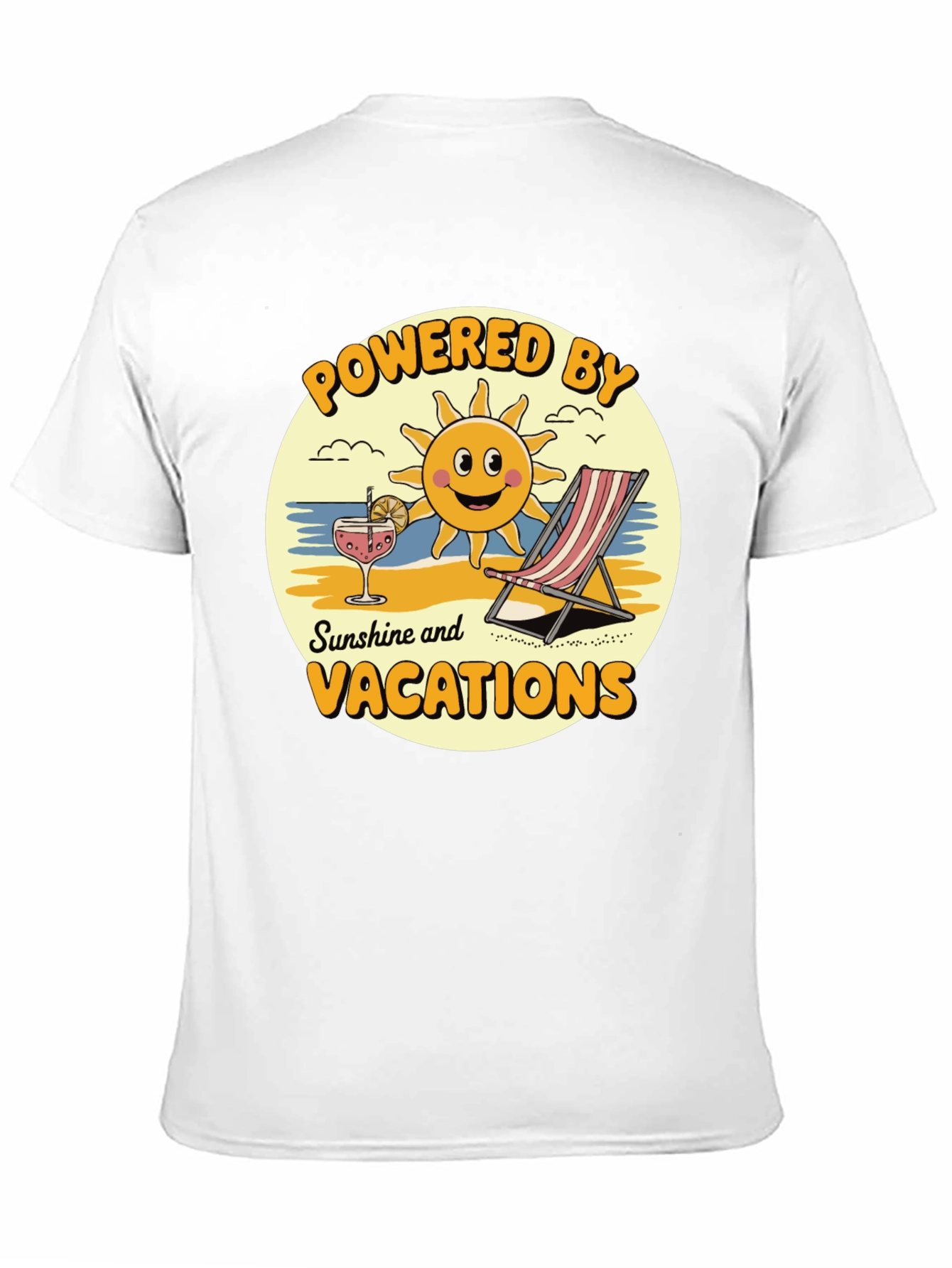 Powered by Sunshine Vacation T-Shirt