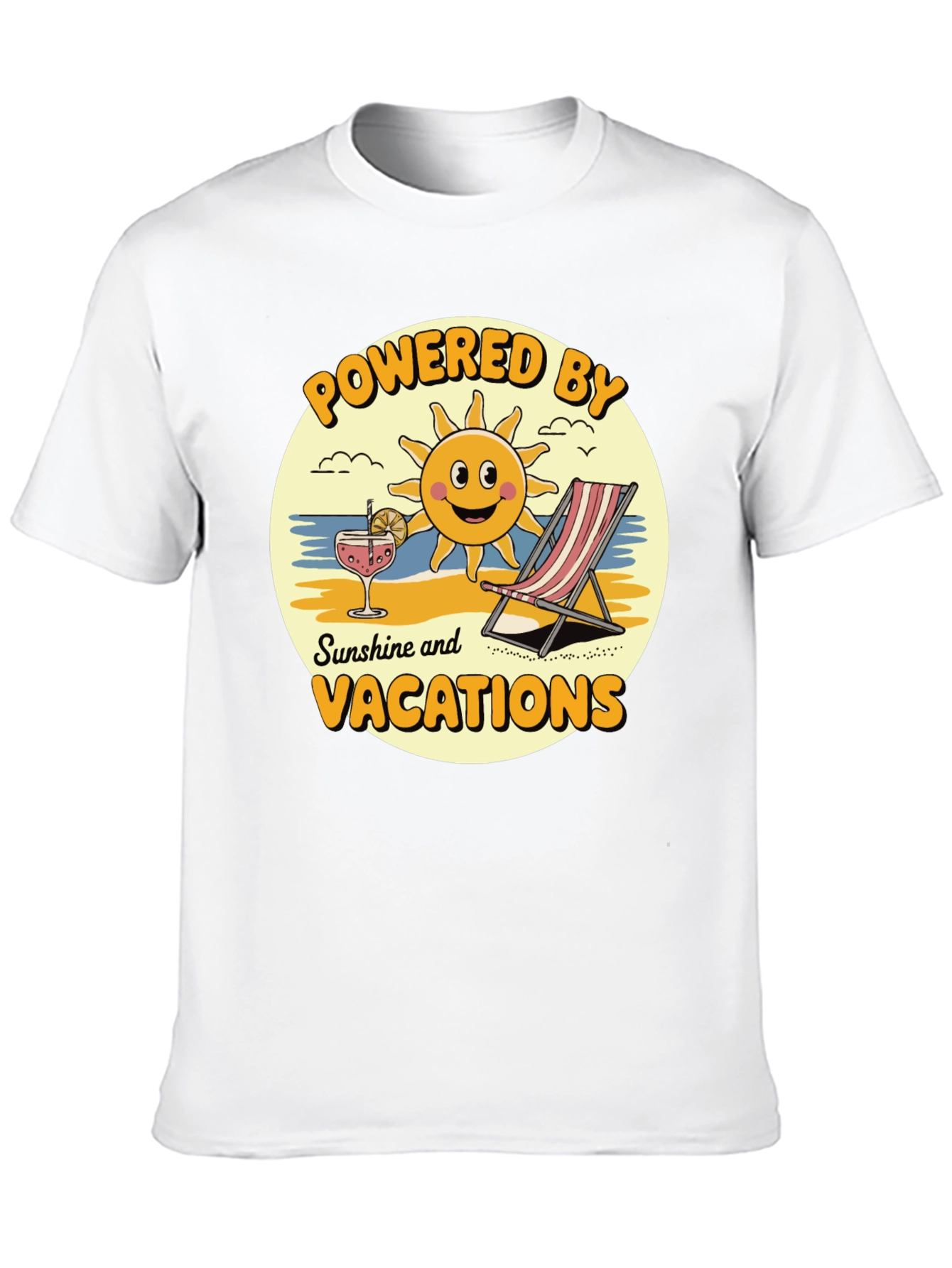 Powered by Sunshine Vacation T-Shirt