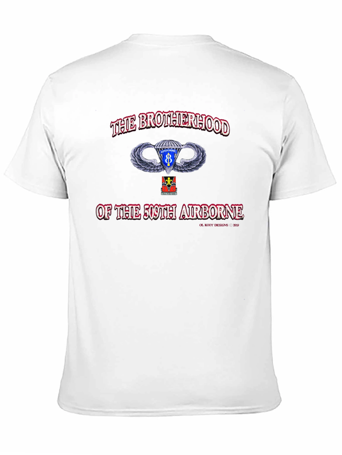 509th Airborne Brotherhood Black T-Shirt