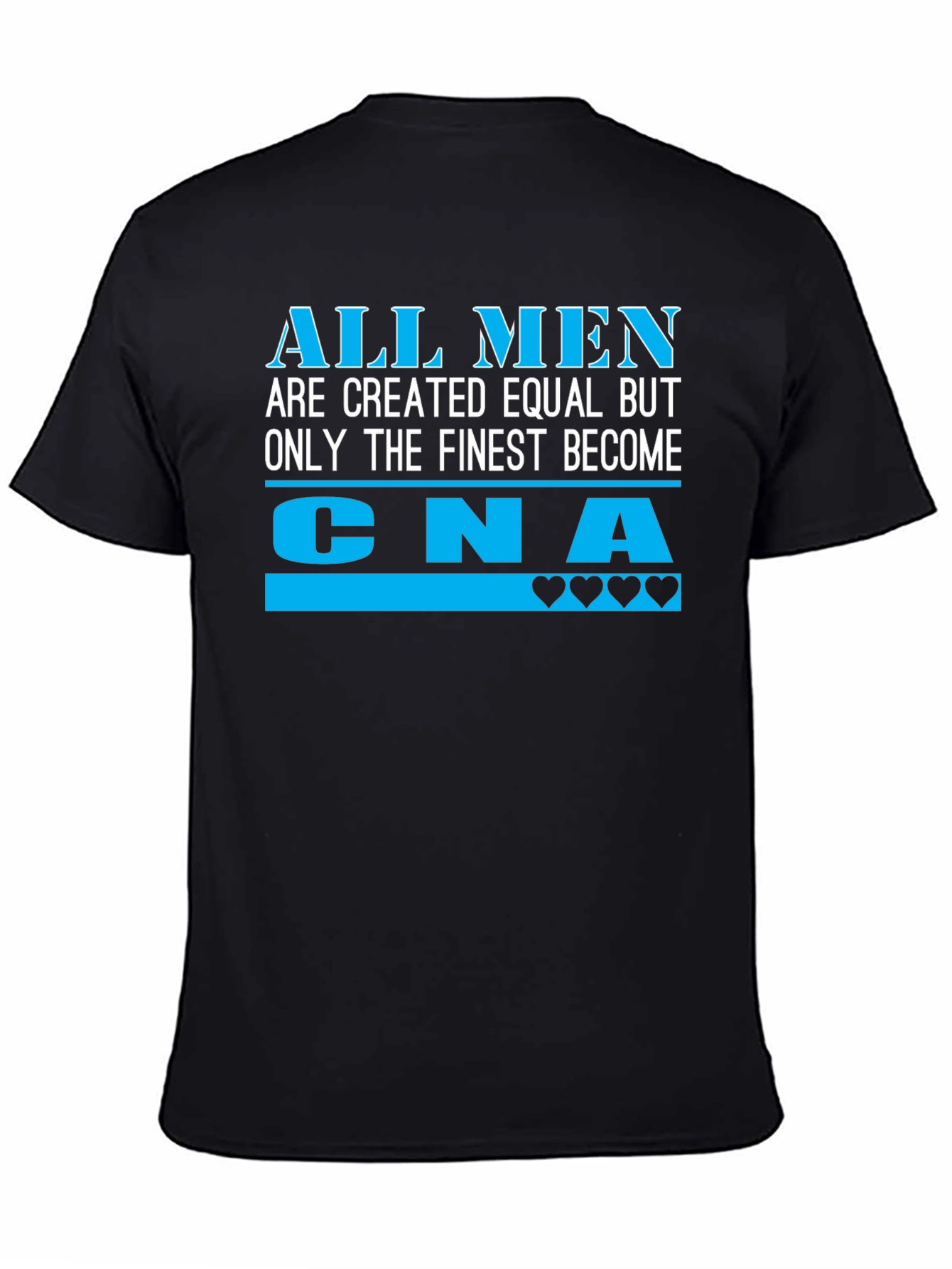 Finest CNA Mens Black T-Shirt