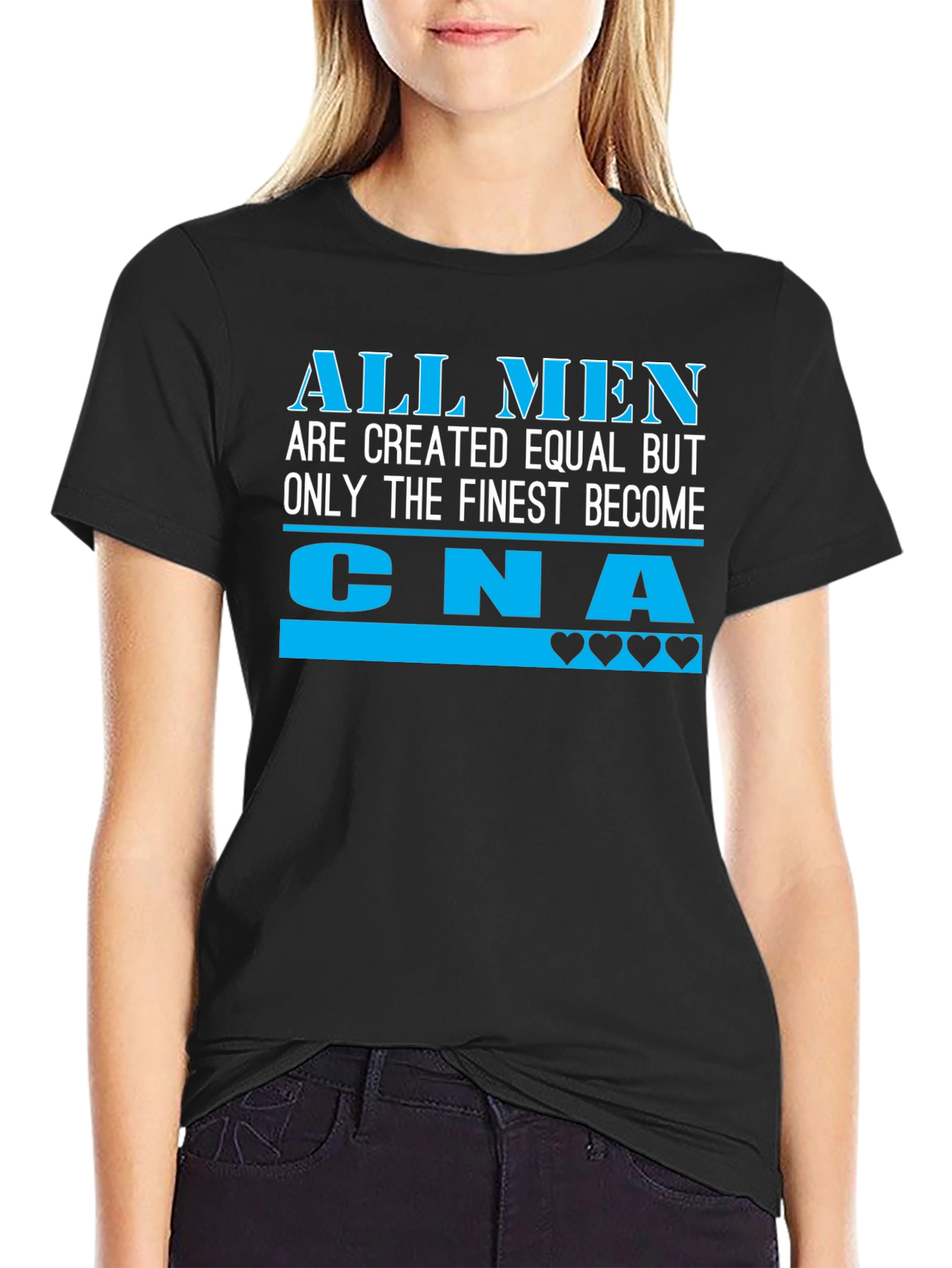 Finest CNA Mens Black T-Shirt