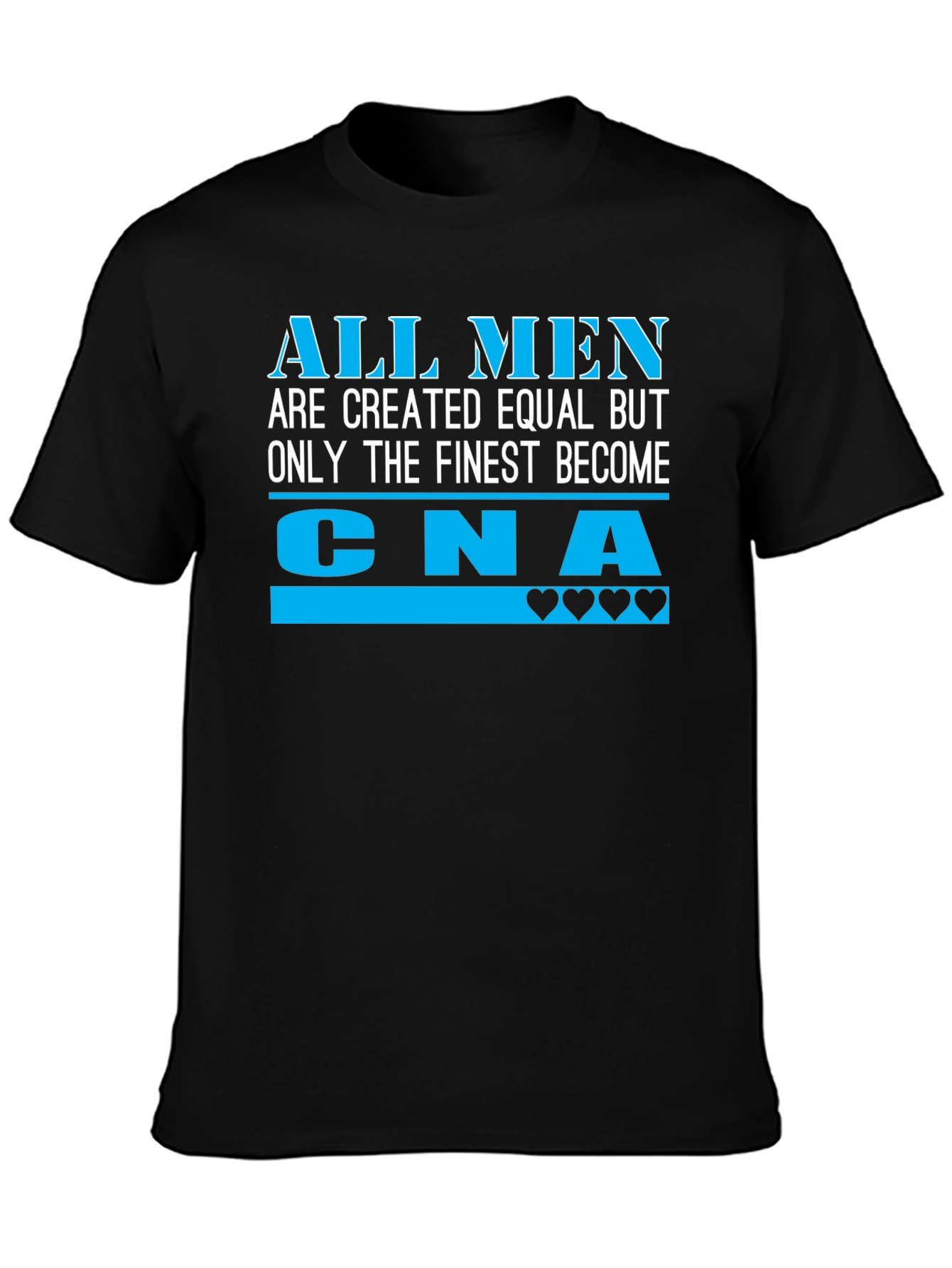 Finest CNA Mens Black T-Shirt