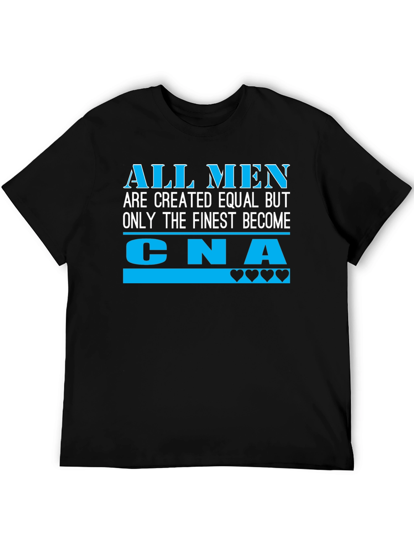 Finest CNA Mens Black T-Shirt