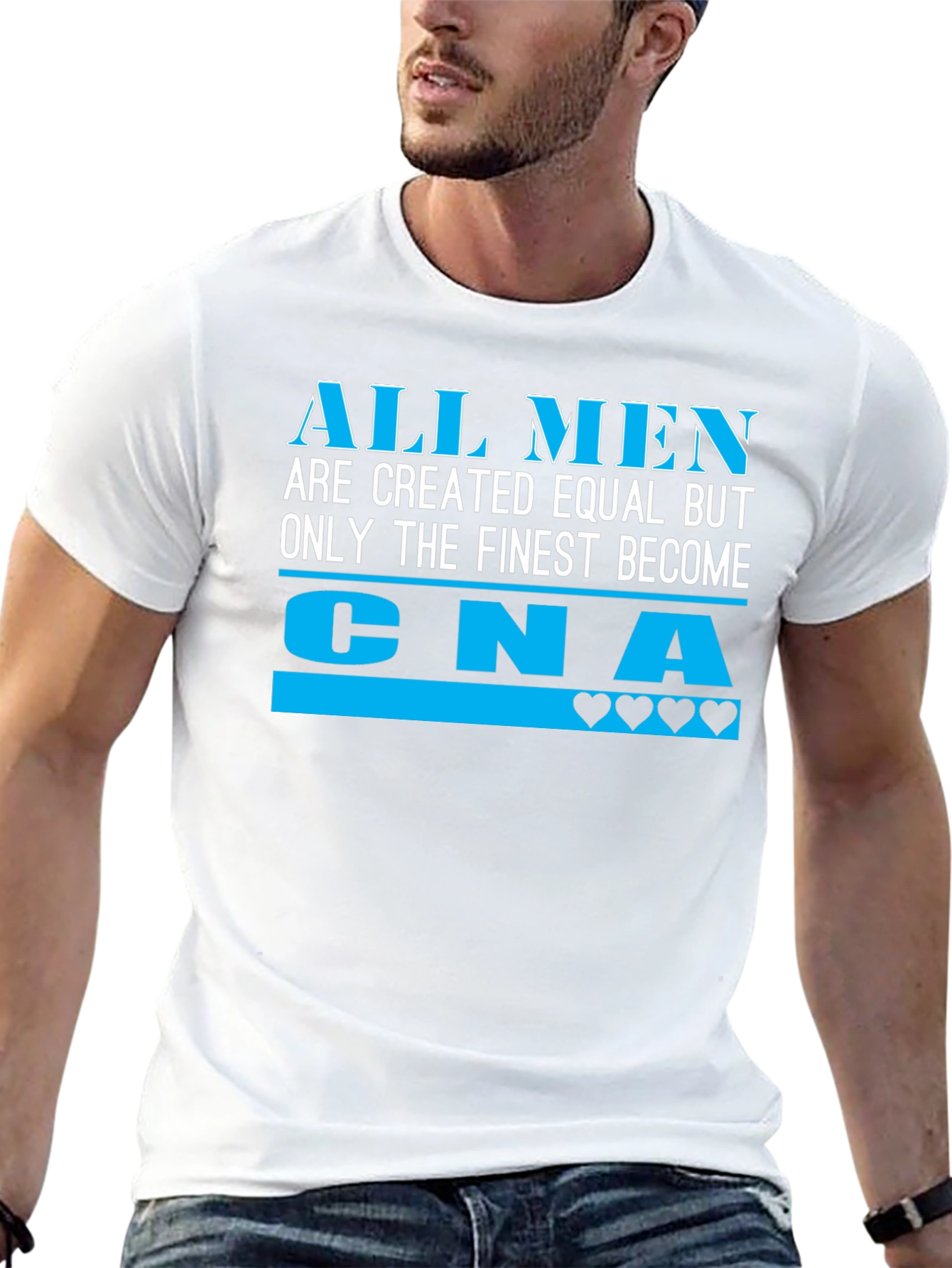 Finest CNA Mens Black T-Shirt