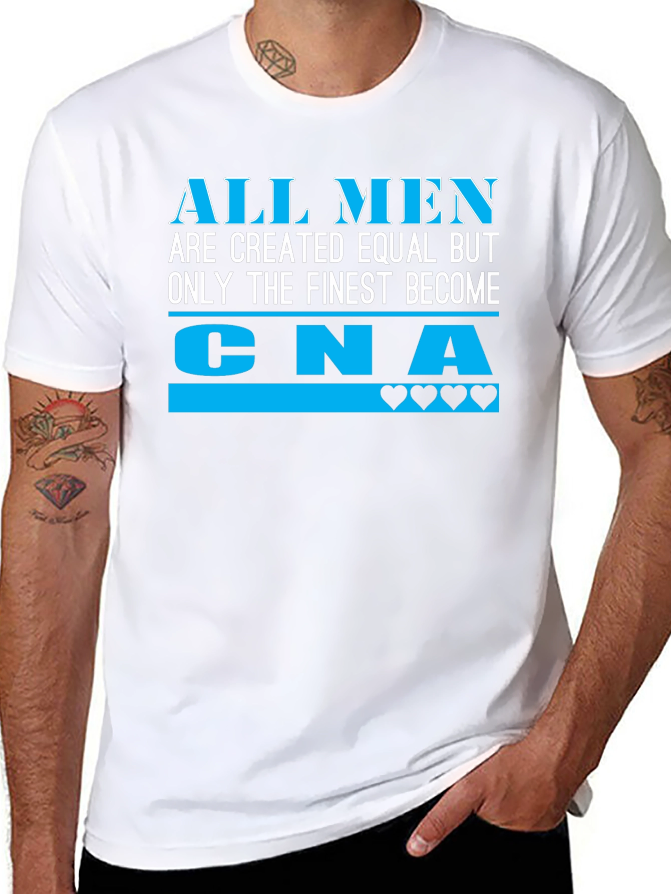 Finest CNA Mens Black T-Shirt