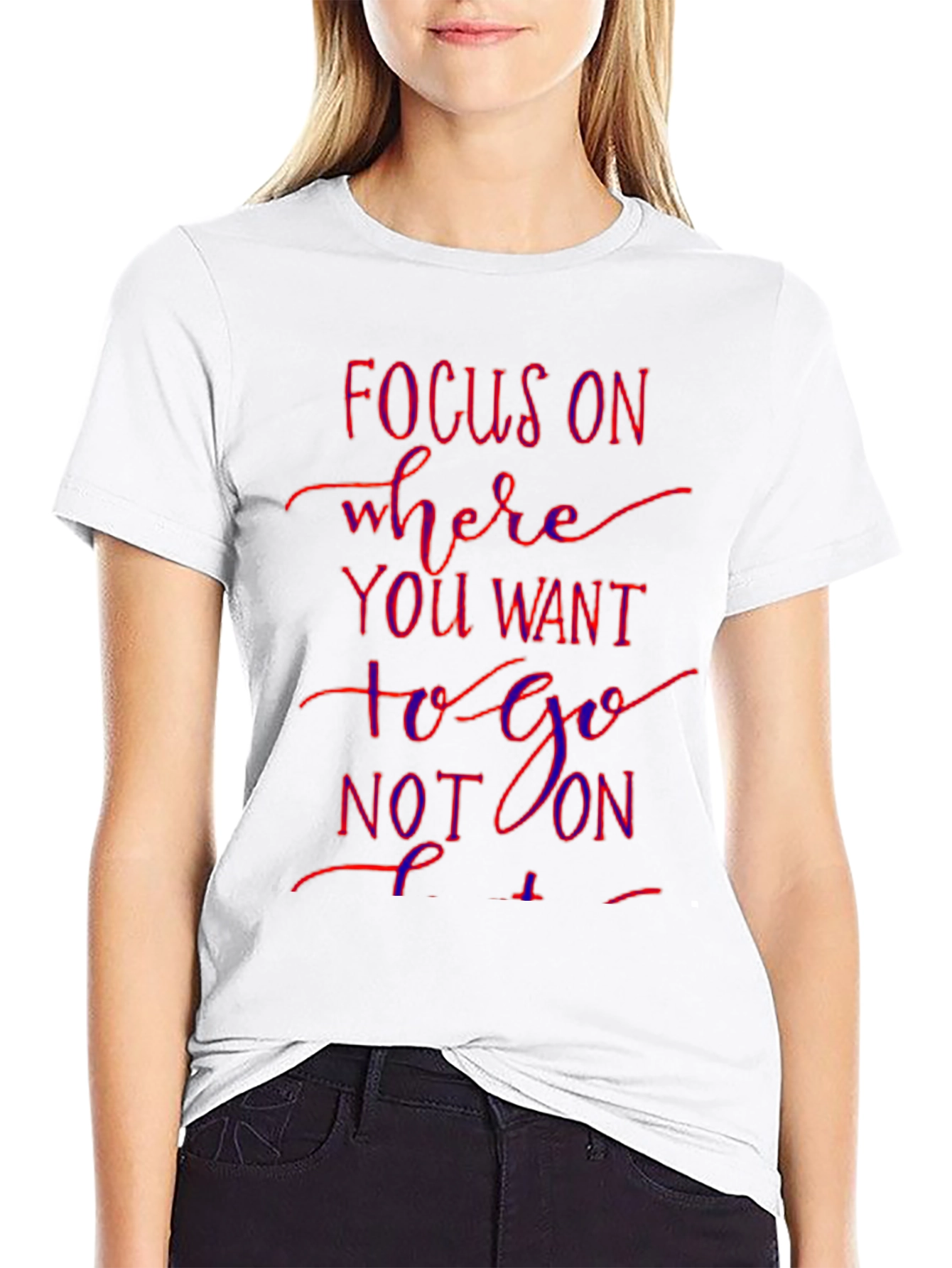 Focus On Graphic T-Shirt - Motivational Tee