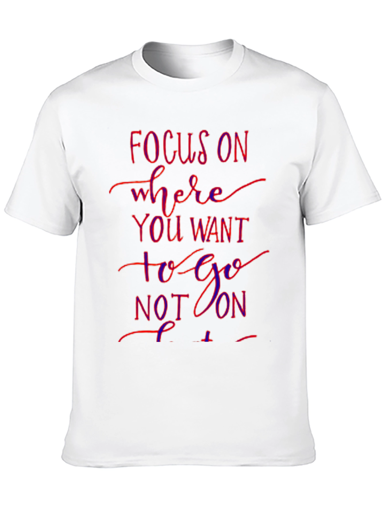 Focus On Graphic T-Shirt - Motivational Tee