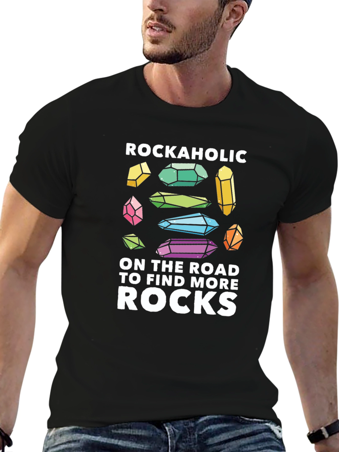 Rockaholic T-Shirt: Find More Rocks