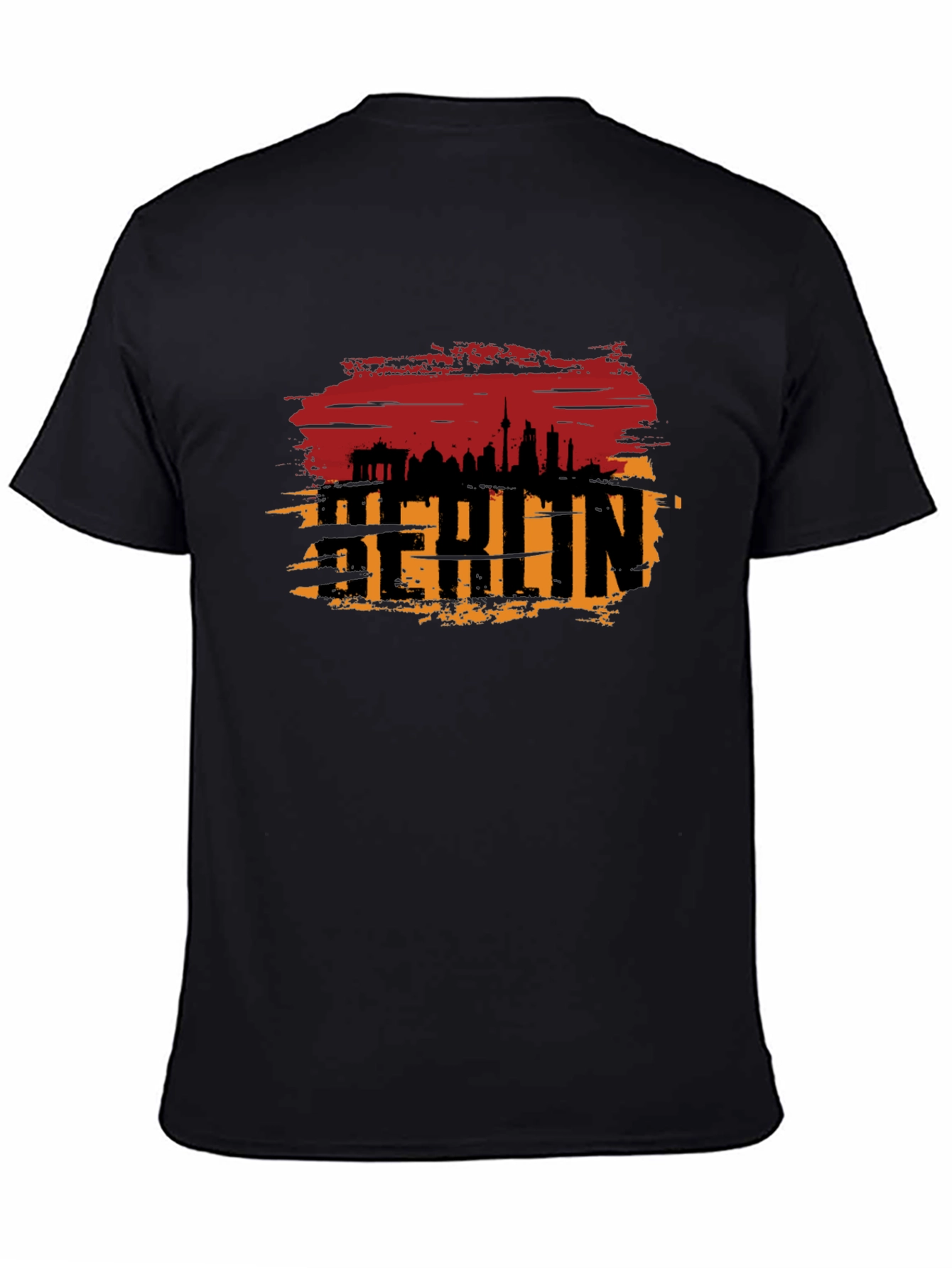 Berlin Skyline T-Shirt - Grunge Style